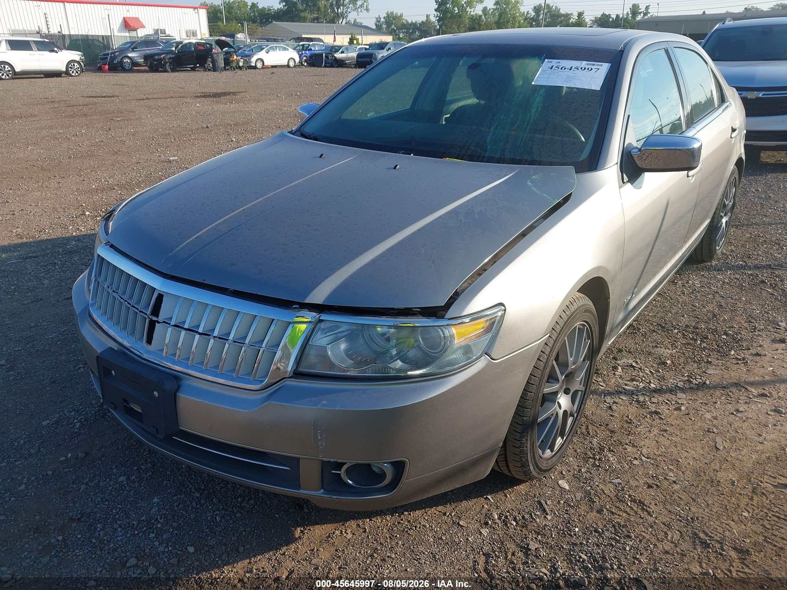 2008 Lincoln Mkz   Gold vin: 3LNHM26T48R650770