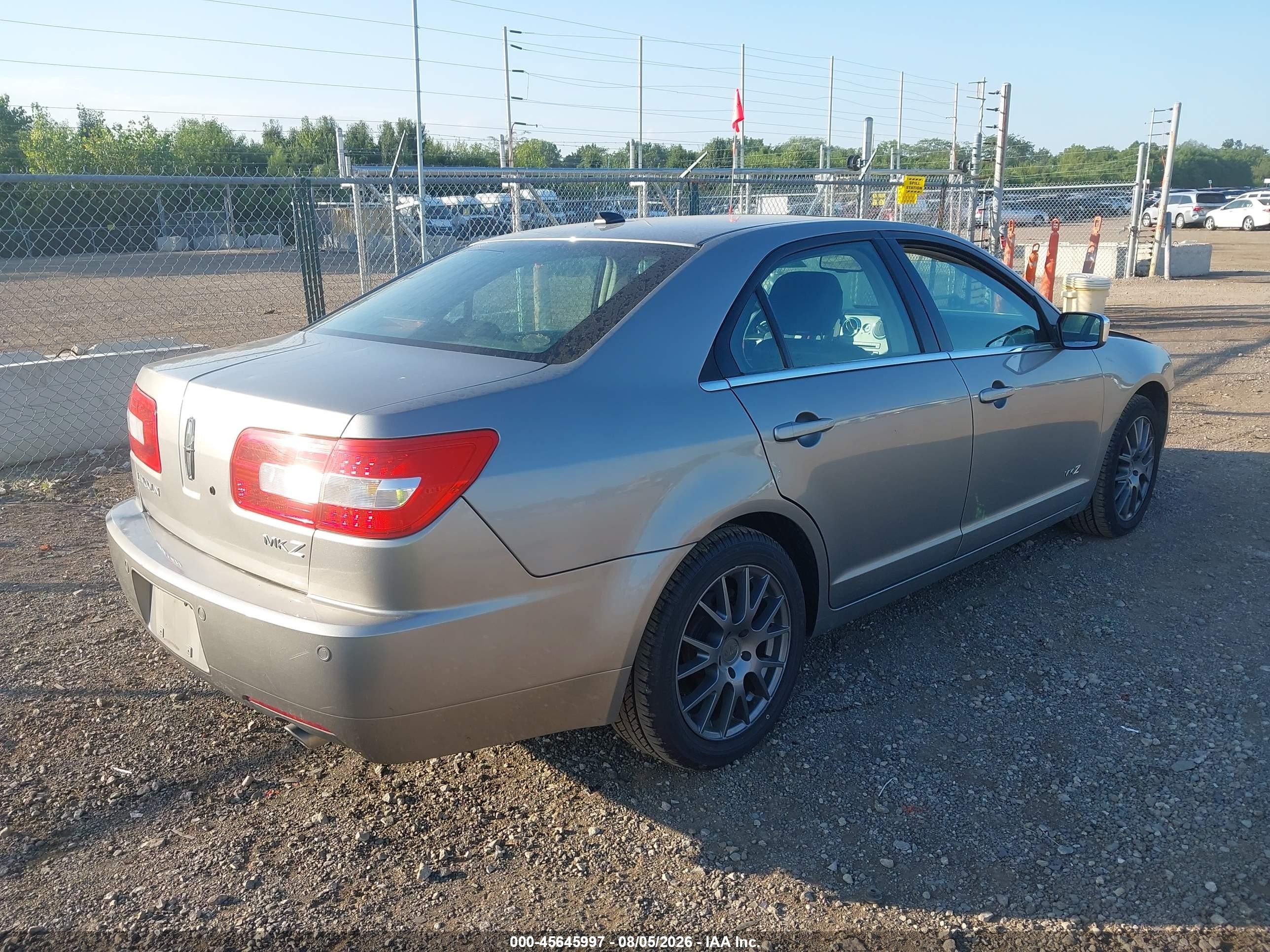 2008 Lincoln Mkz   Gold vin: 3LNHM26T48R650770