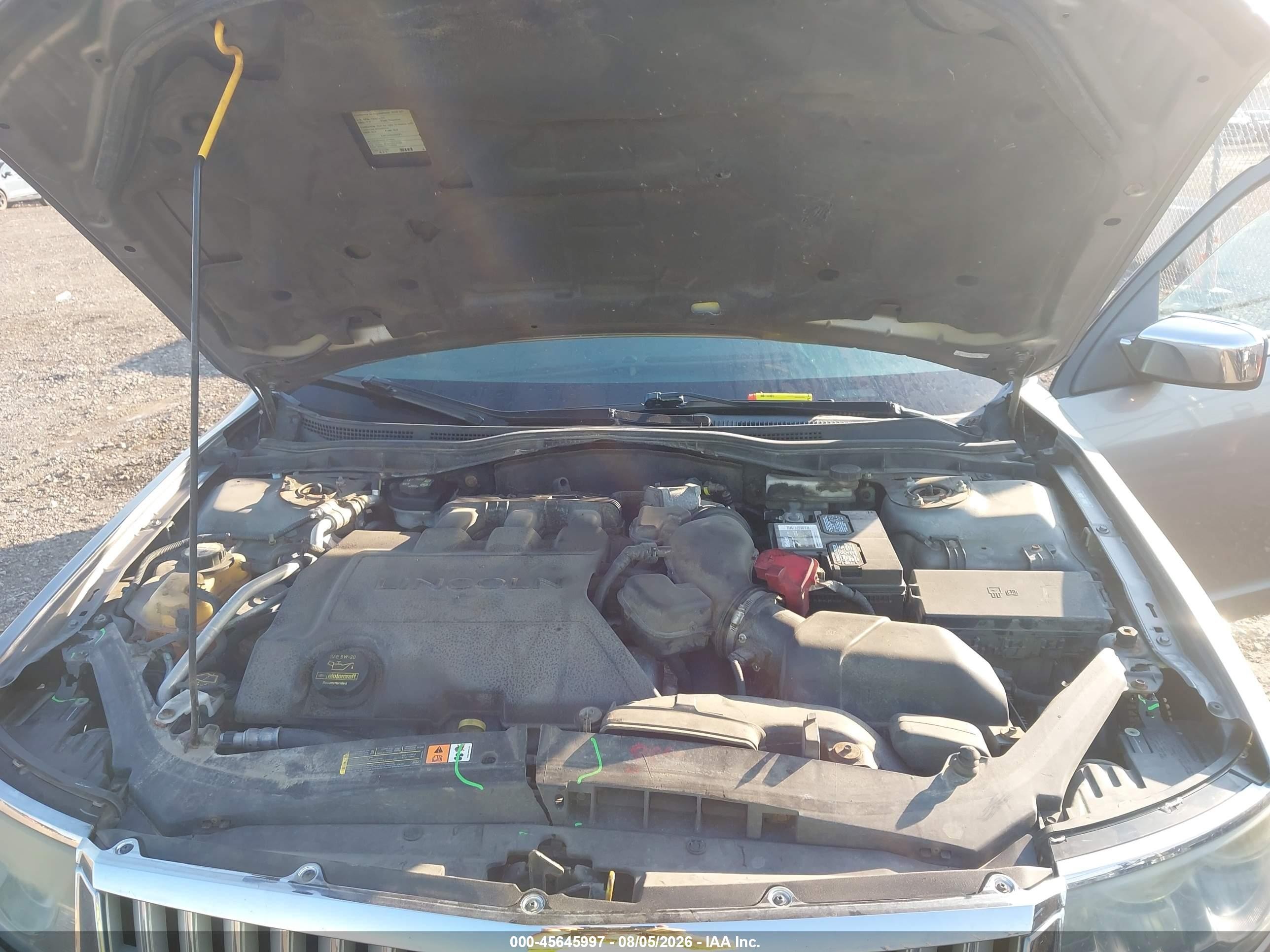 2008 Lincoln Mkz   Gold vin: 3LNHM26T48R650770