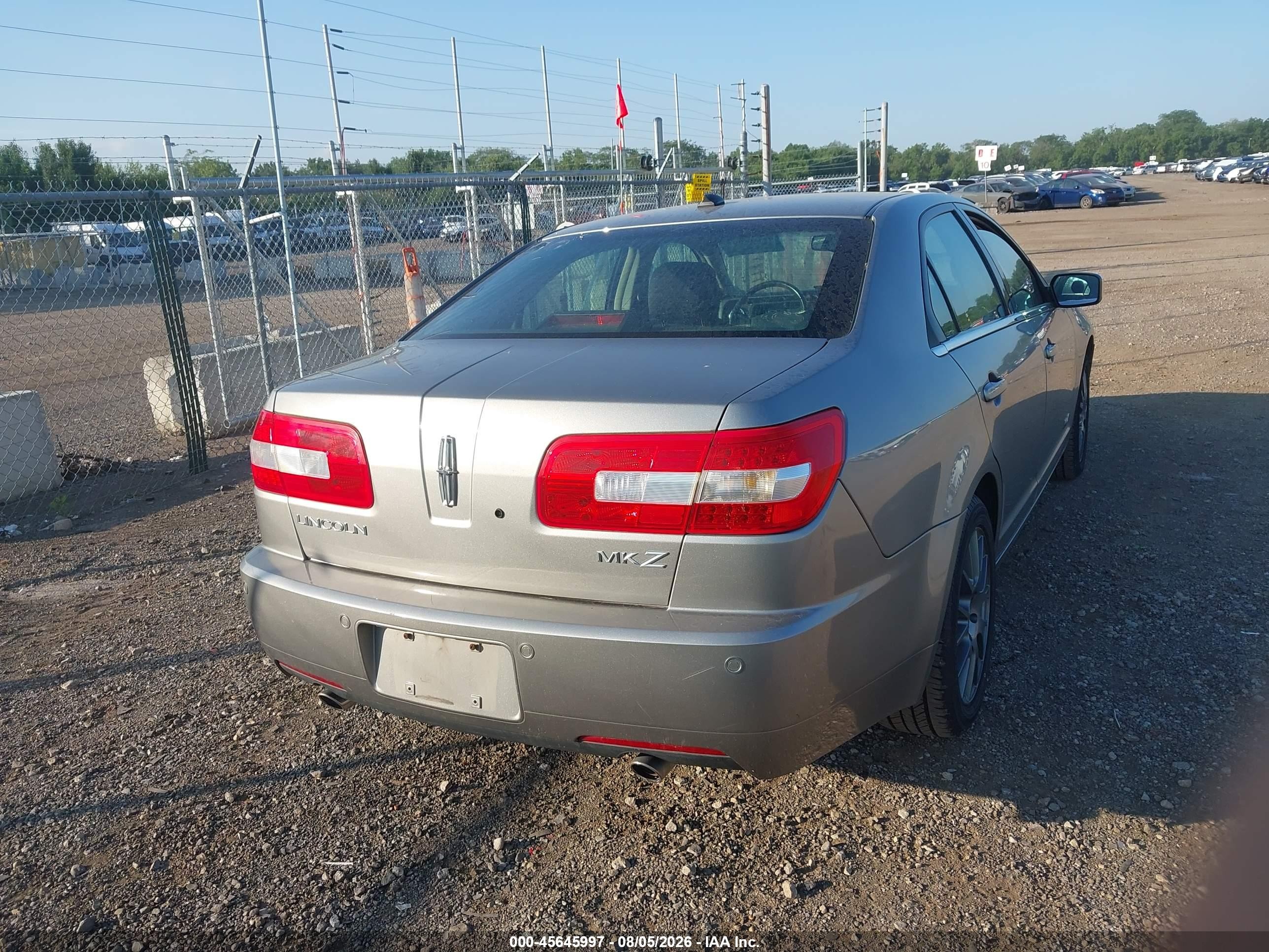 2008 Lincoln Mkz   Gold vin: 3LNHM26T48R650770