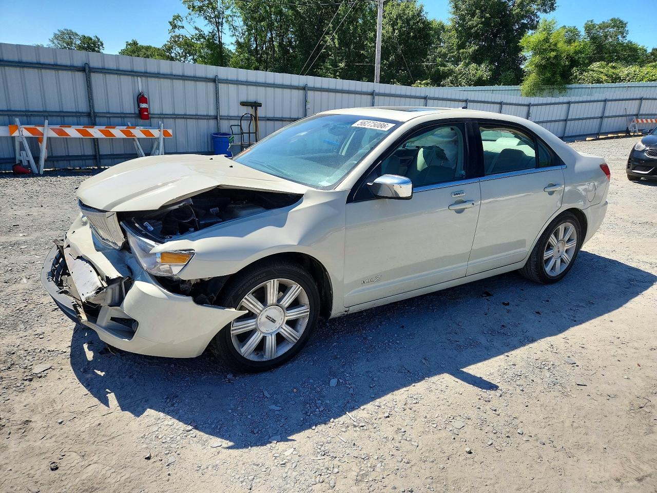 2008 Lincoln Mkz White vin: 3LNHM26T48R657654