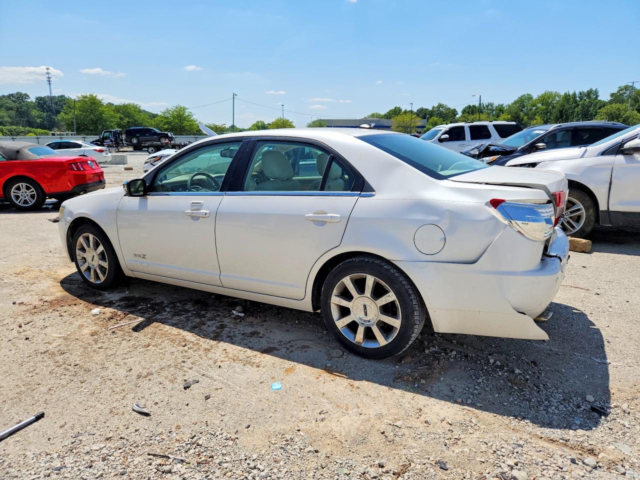 2009 Lincoln Mkz White vin: 3LNHM26T49R613378