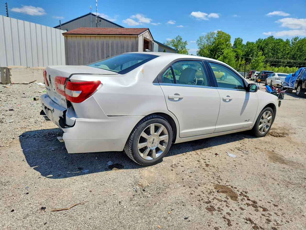 2009 Lincoln Mkz White vin: 3LNHM26T49R613378