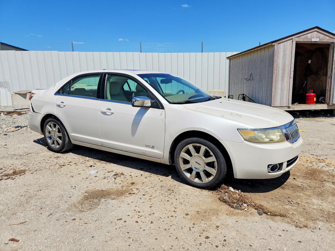 2009 Lincoln Mkz White vin: 3LNHM26T49R613378
