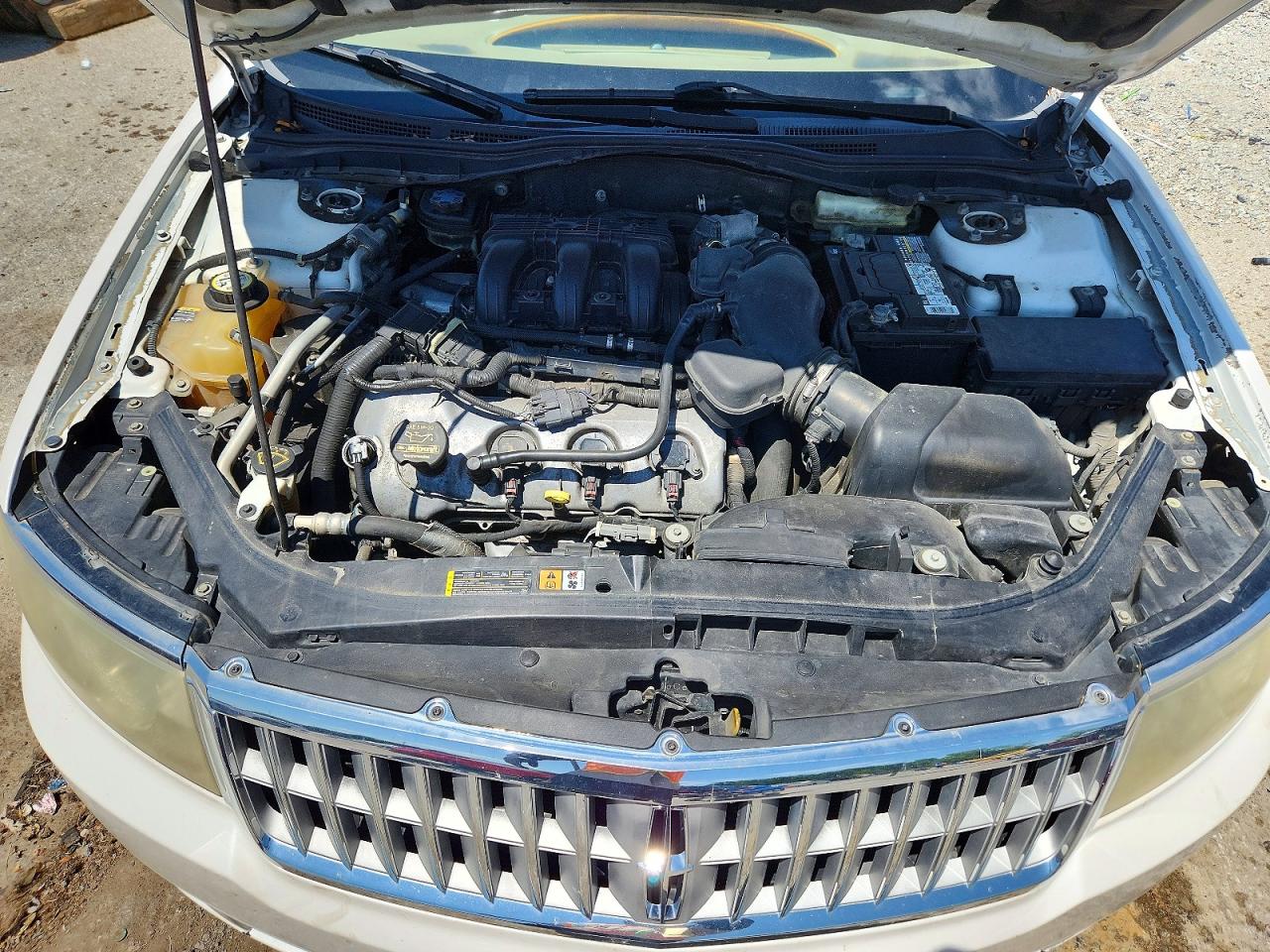 2009 Lincoln Mkz White vin: 3LNHM26T49R613378