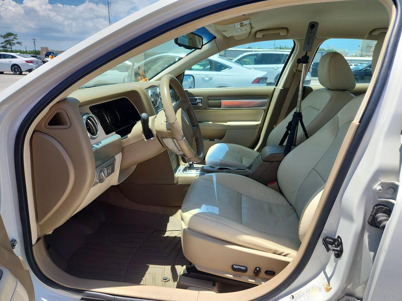 2009 Lincoln Mkz White vin: 3LNHM26T49R635929