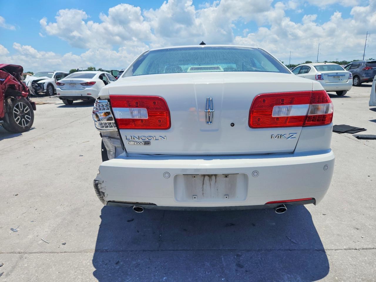 2009 Lincoln Mkz White vin: 3LNHM26T49R635929