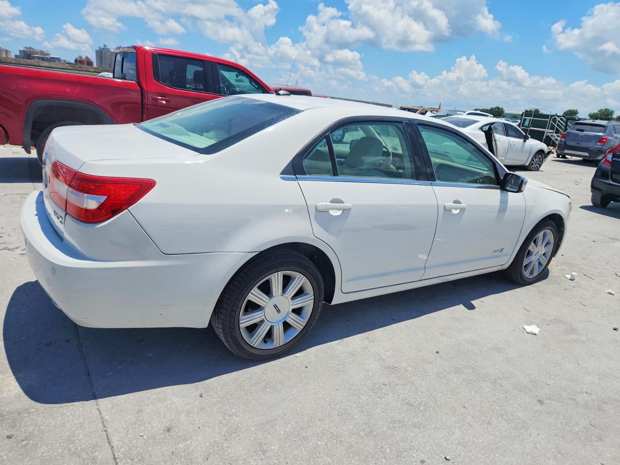 2009 Lincoln Mkz White vin: 3LNHM26T49R635929