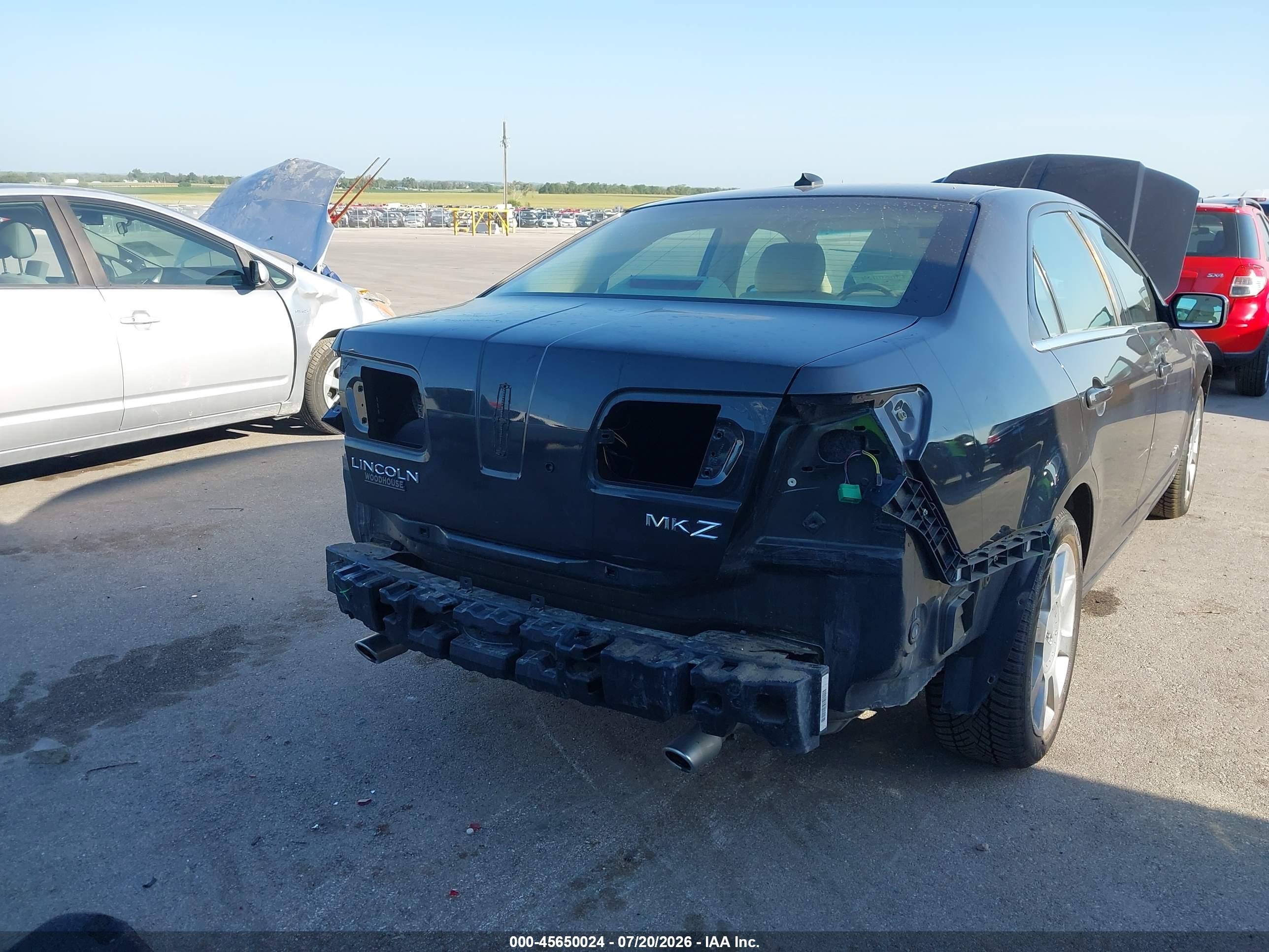 2007 Lincoln Mkz   Black vin: 3LNHM26T57R622569