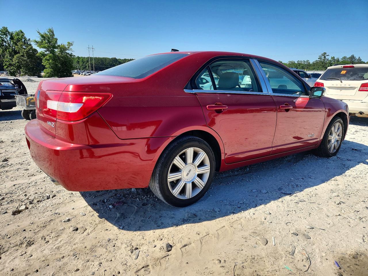 2007 Lincoln Mkz Red vin: 3LNHM26T57R670864