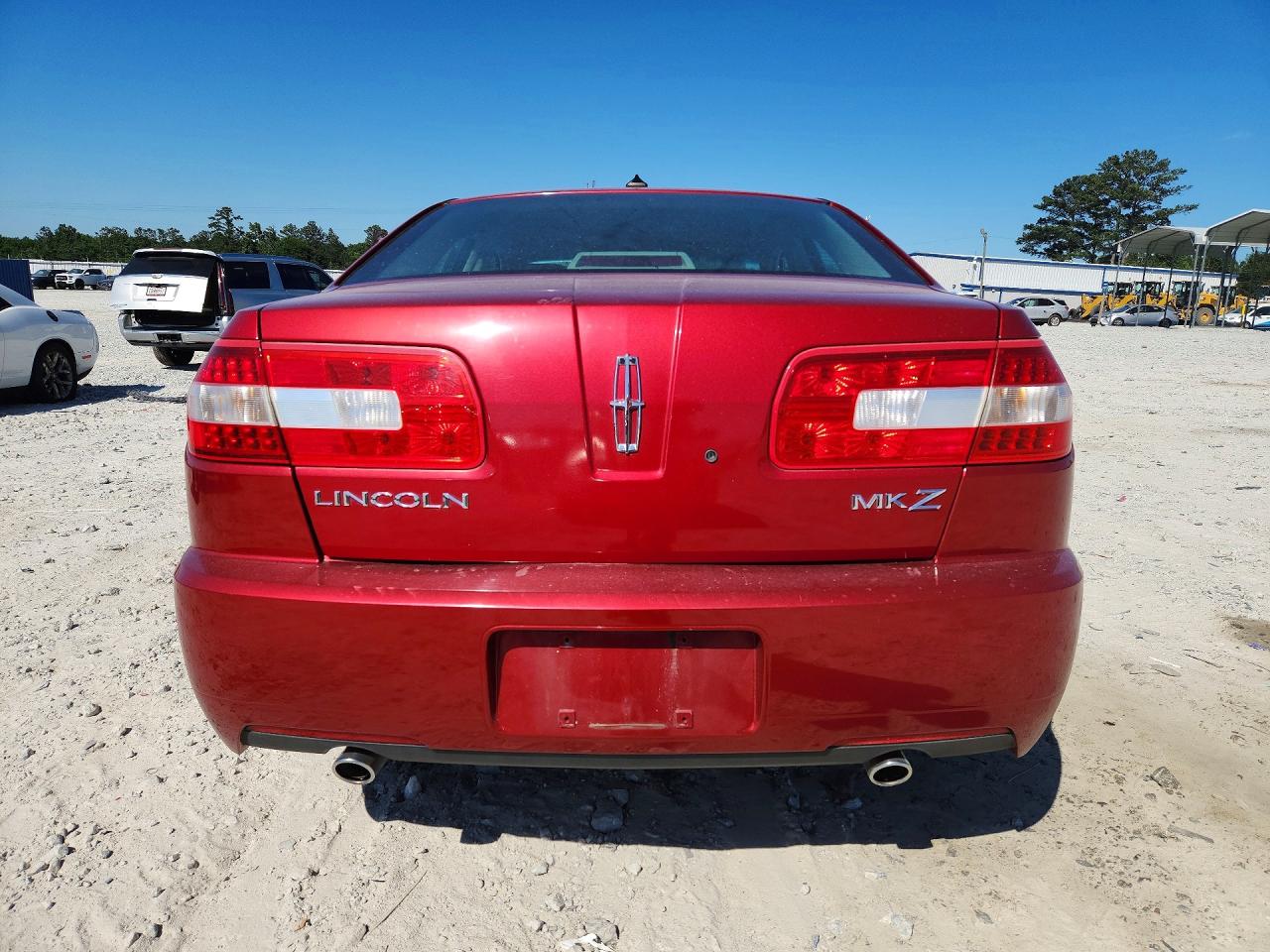 2007 Lincoln Mkz Red vin: 3LNHM26T57R670864