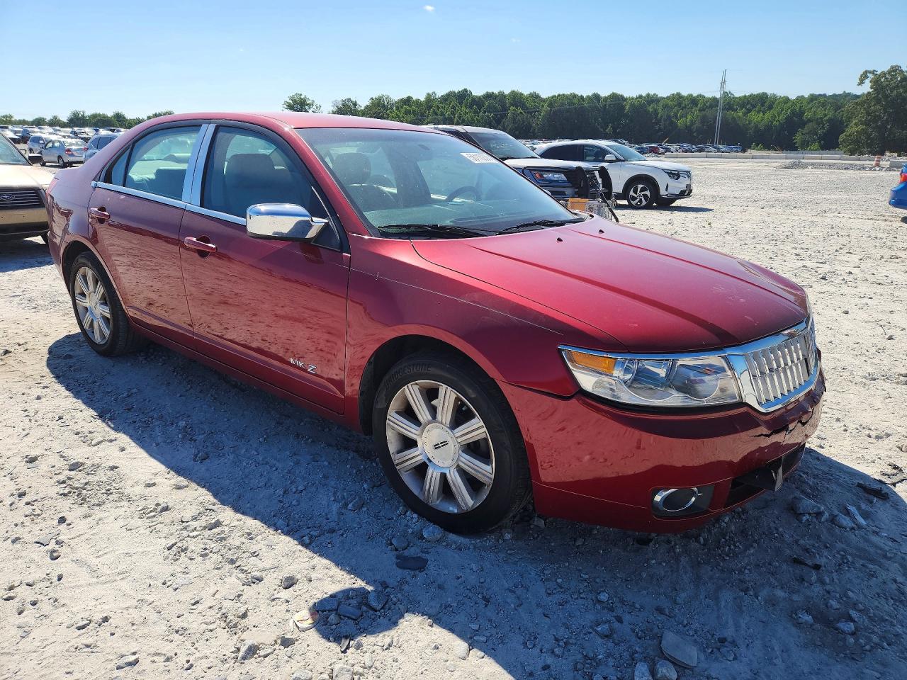 2007 Lincoln Mkz Red vin: 3LNHM26T57R670864