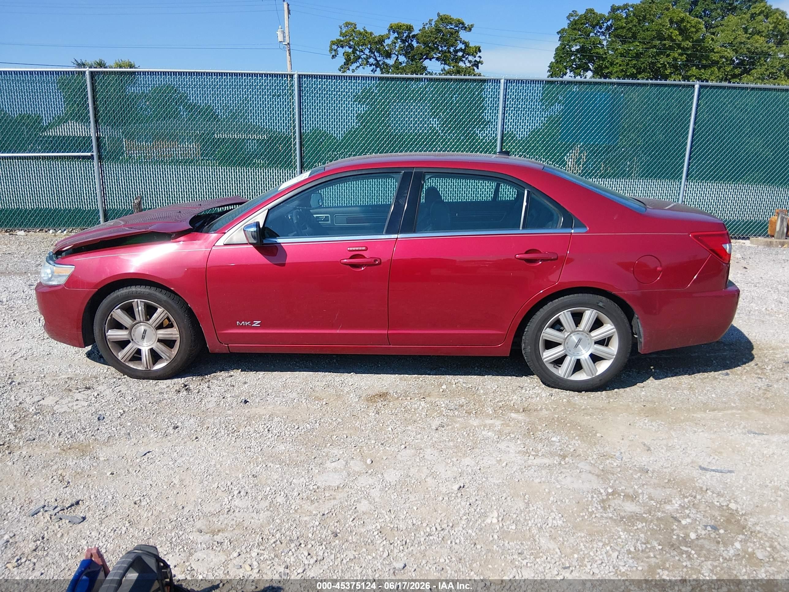 2008 Lincoln Mkz   Red vin: 3LNHM26T58R640085
