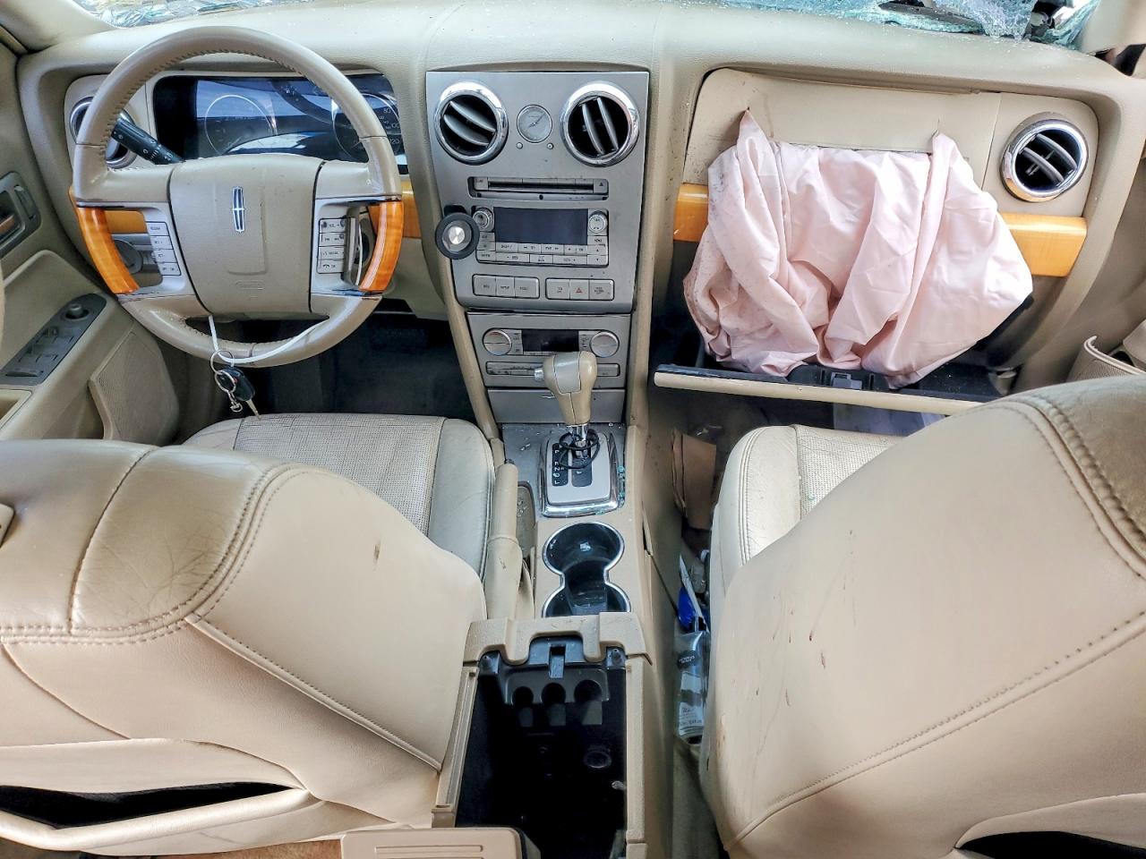 2008 Lincoln Mkz White vin: 3LNHM26T58R653953