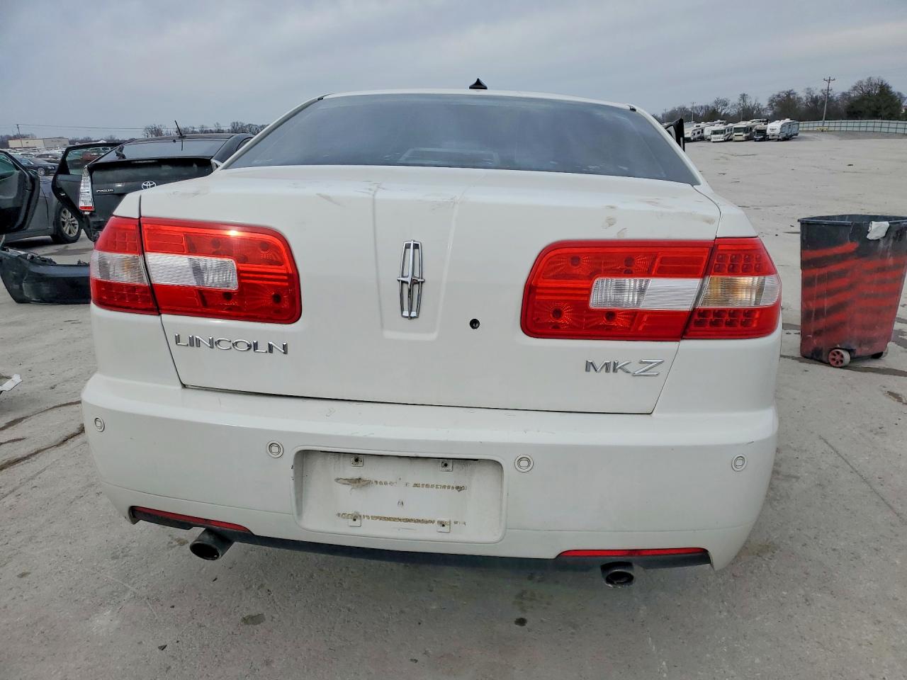 2008 Lincoln Mkz White vin: 3LNHM26T58R653953