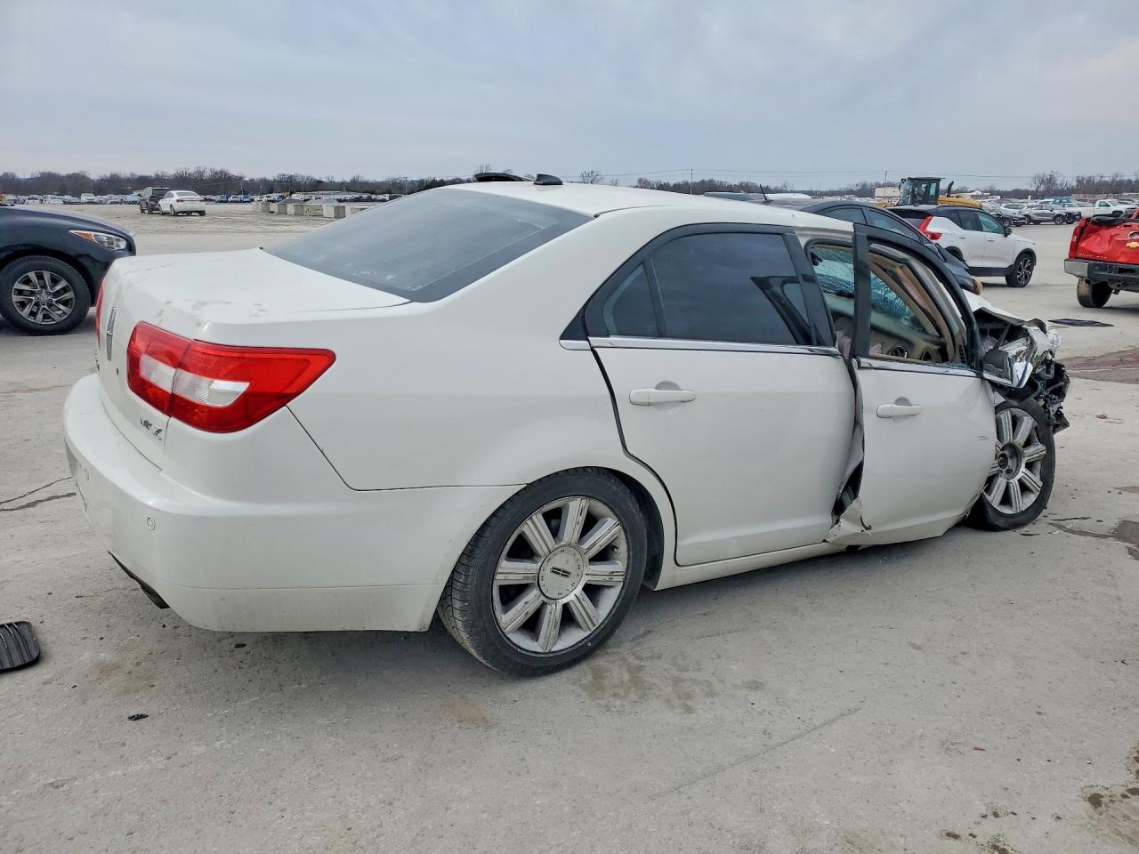 2008 Lincoln Mkz White vin: 3LNHM26T58R653953