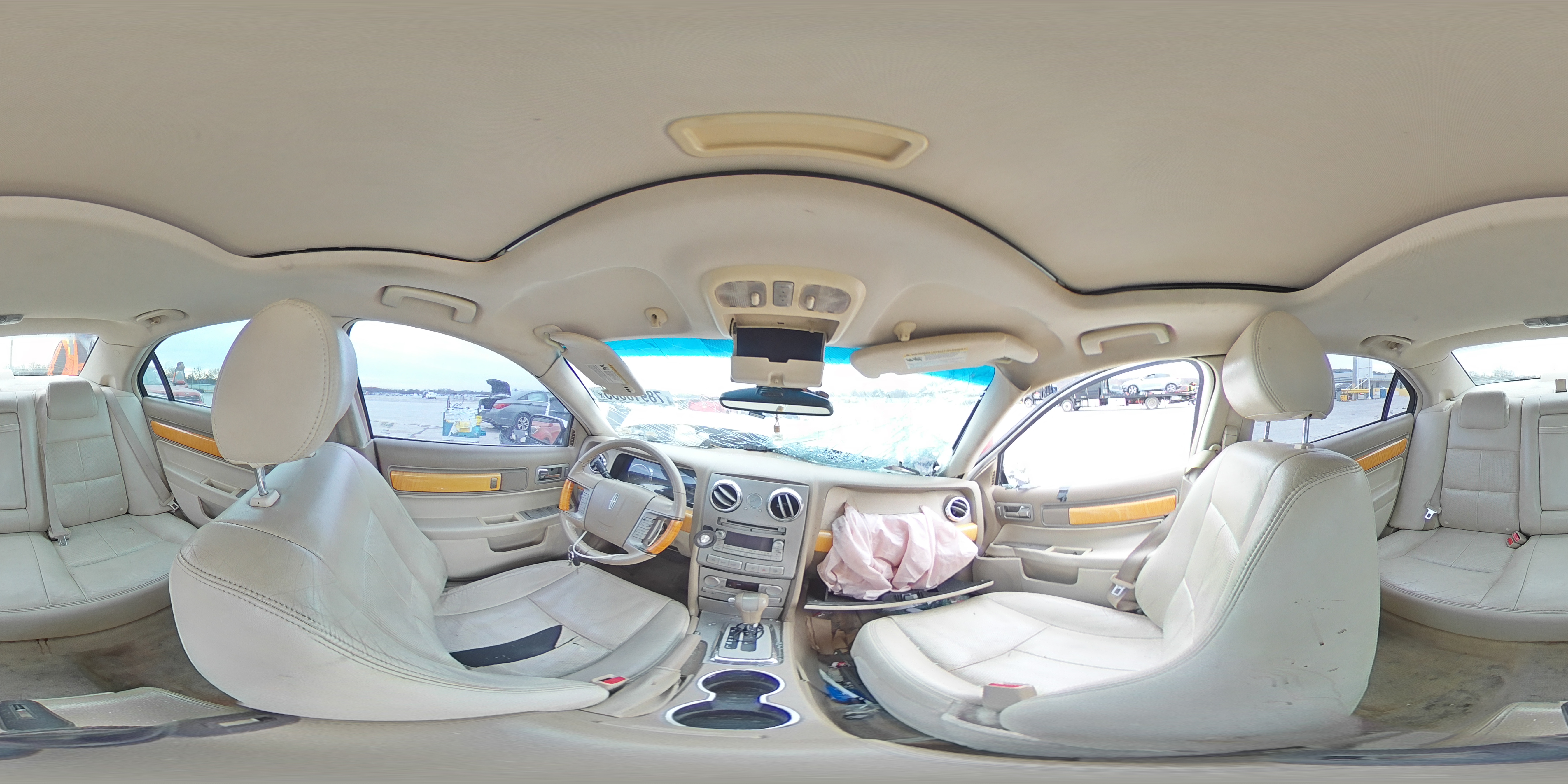 2008 Lincoln Mkz White vin: 3LNHM26T58R653953