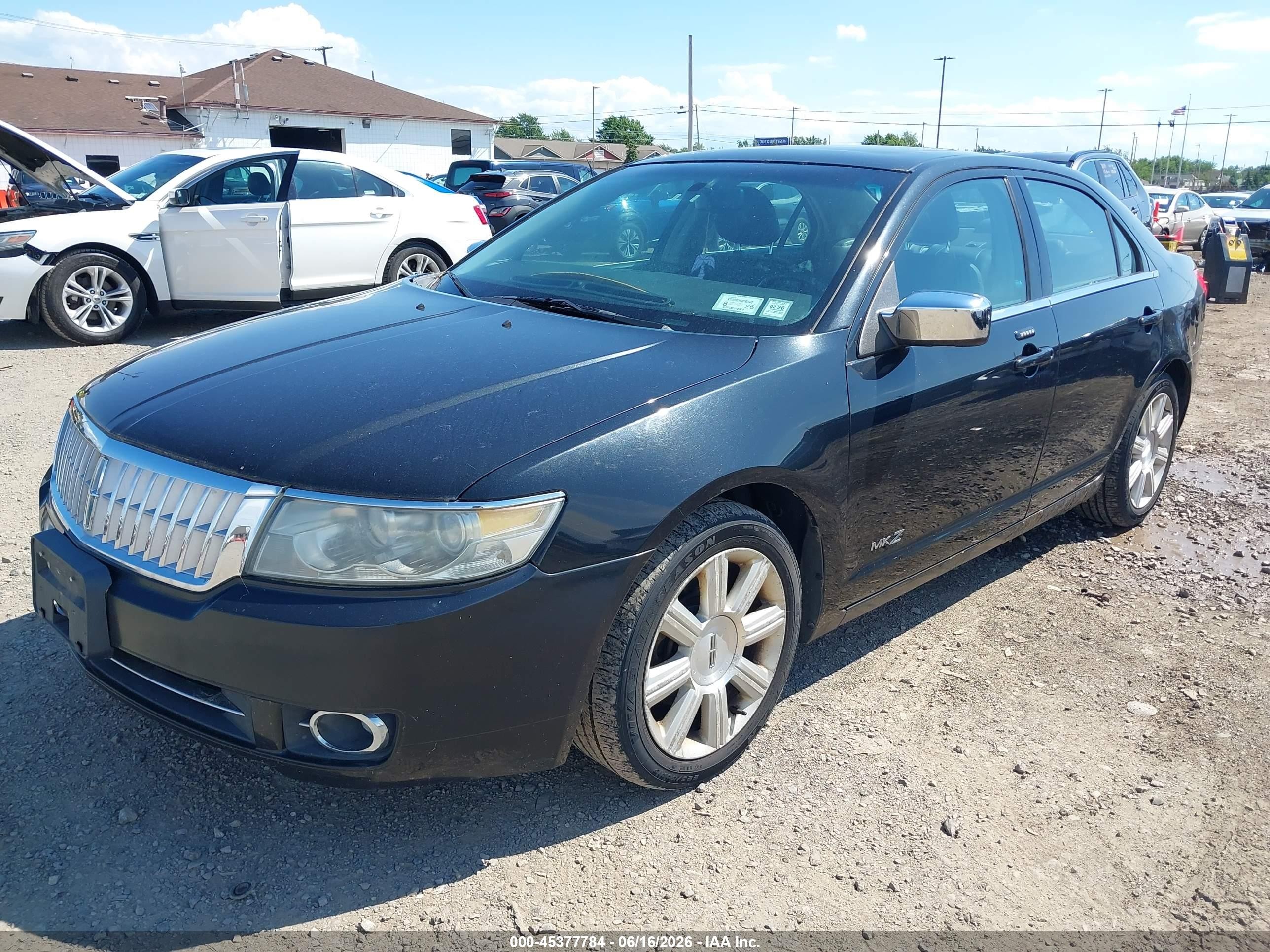 2009 Lincoln Mkz   Black vin: 3LNHM26T59R608142