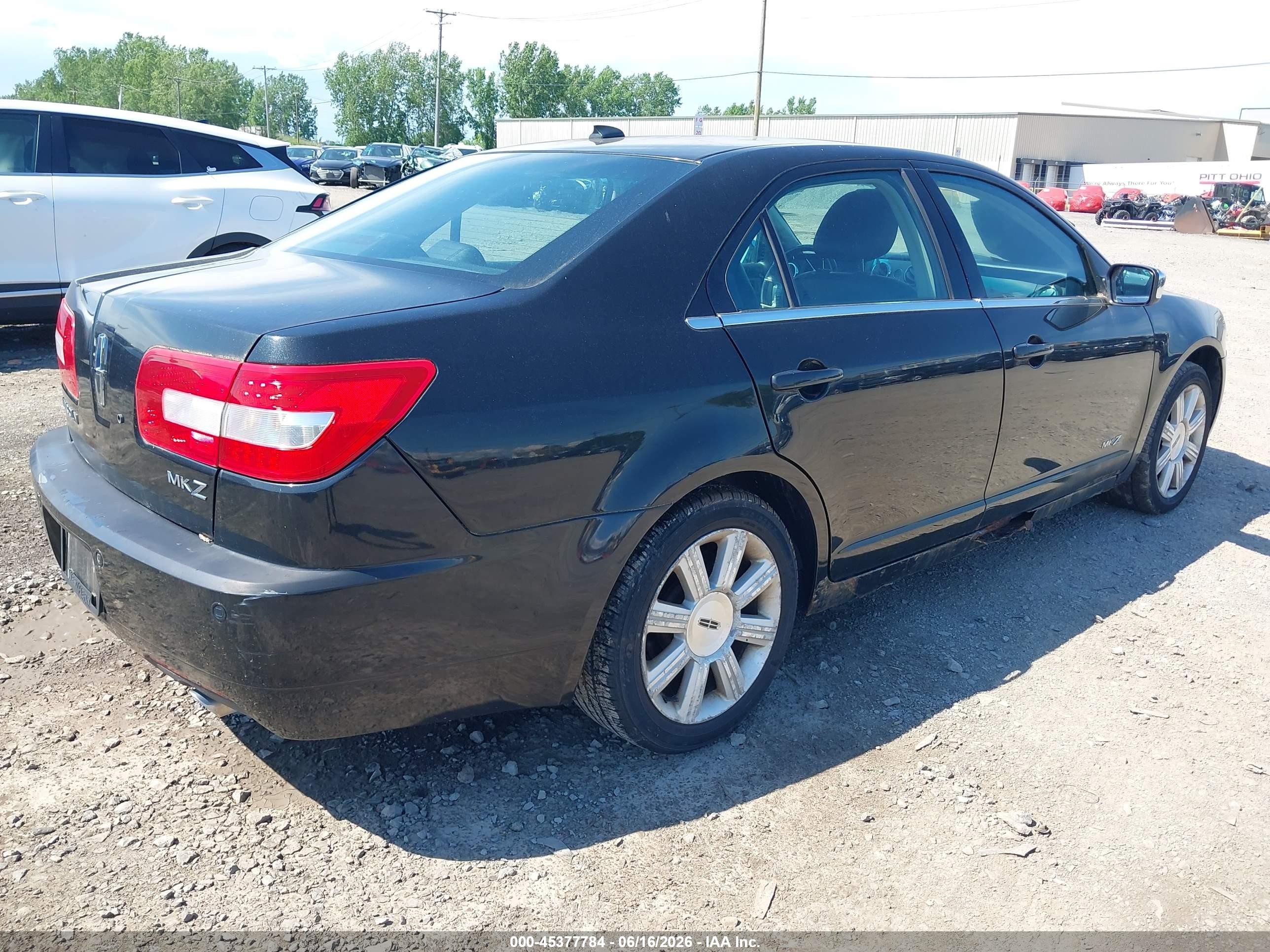 2009 Lincoln Mkz   Black vin: 3LNHM26T59R608142