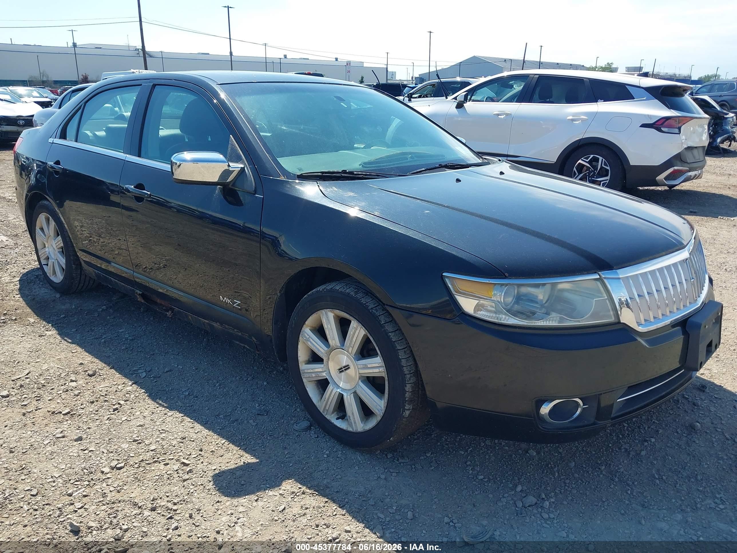 2009 Lincoln Mkz   Black vin: 3LNHM26T59R608142
