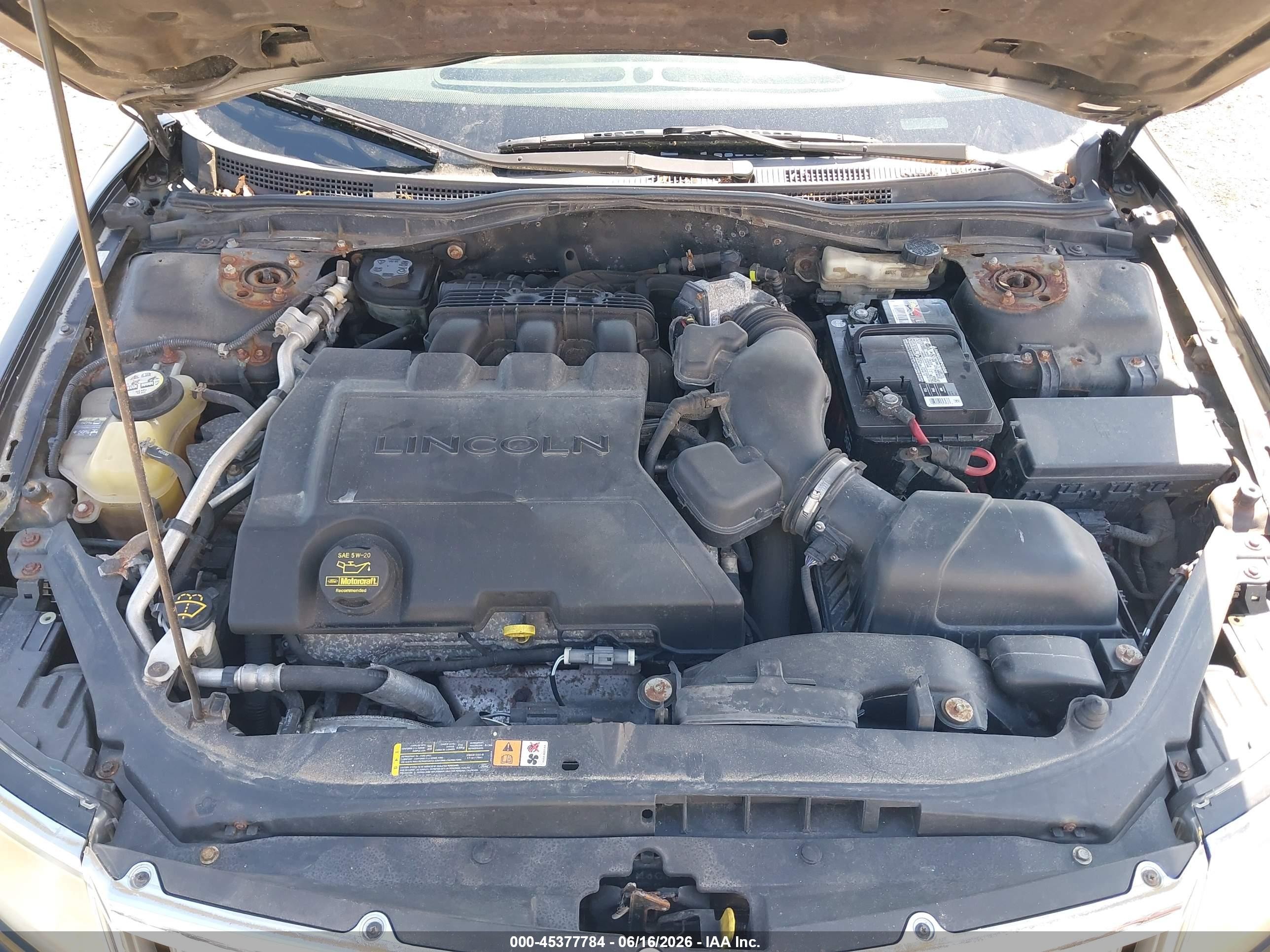 2009 Lincoln Mkz   Black vin: 3LNHM26T59R608142