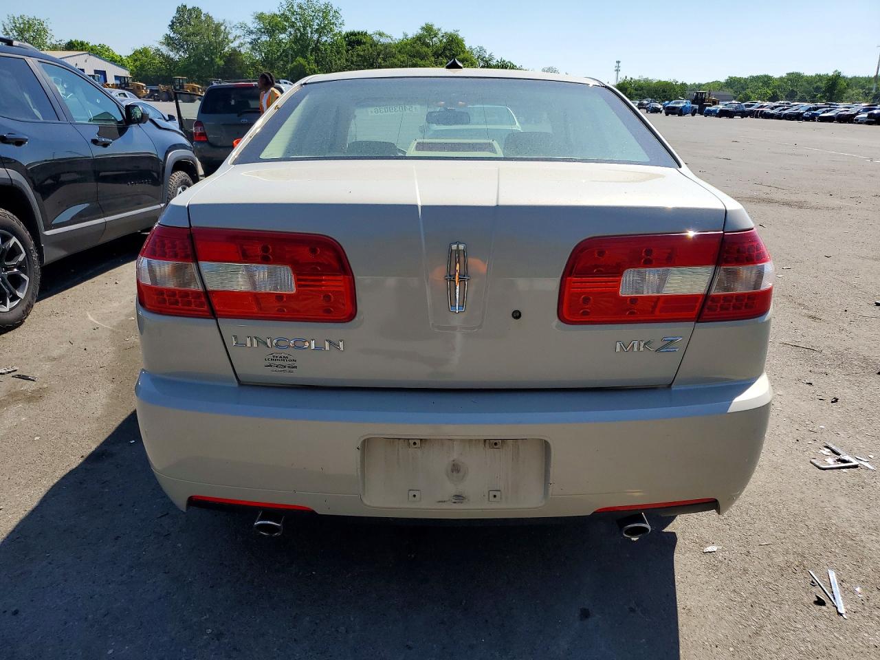 2007 Lincoln Mkz White vin: 3LNHM26T67R666533