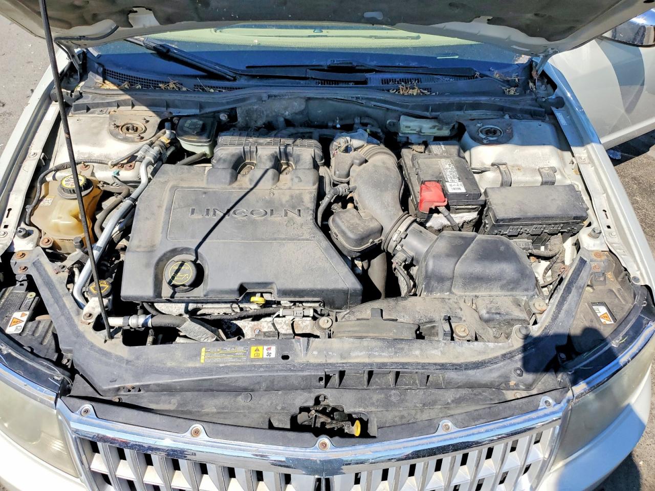 2007 Lincoln Mkz White vin: 3LNHM26T67R666533