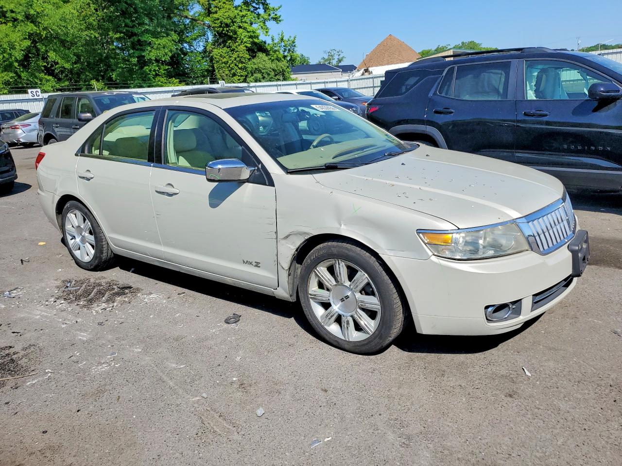 2007 Lincoln Mkz White vin: 3LNHM26T67R666533