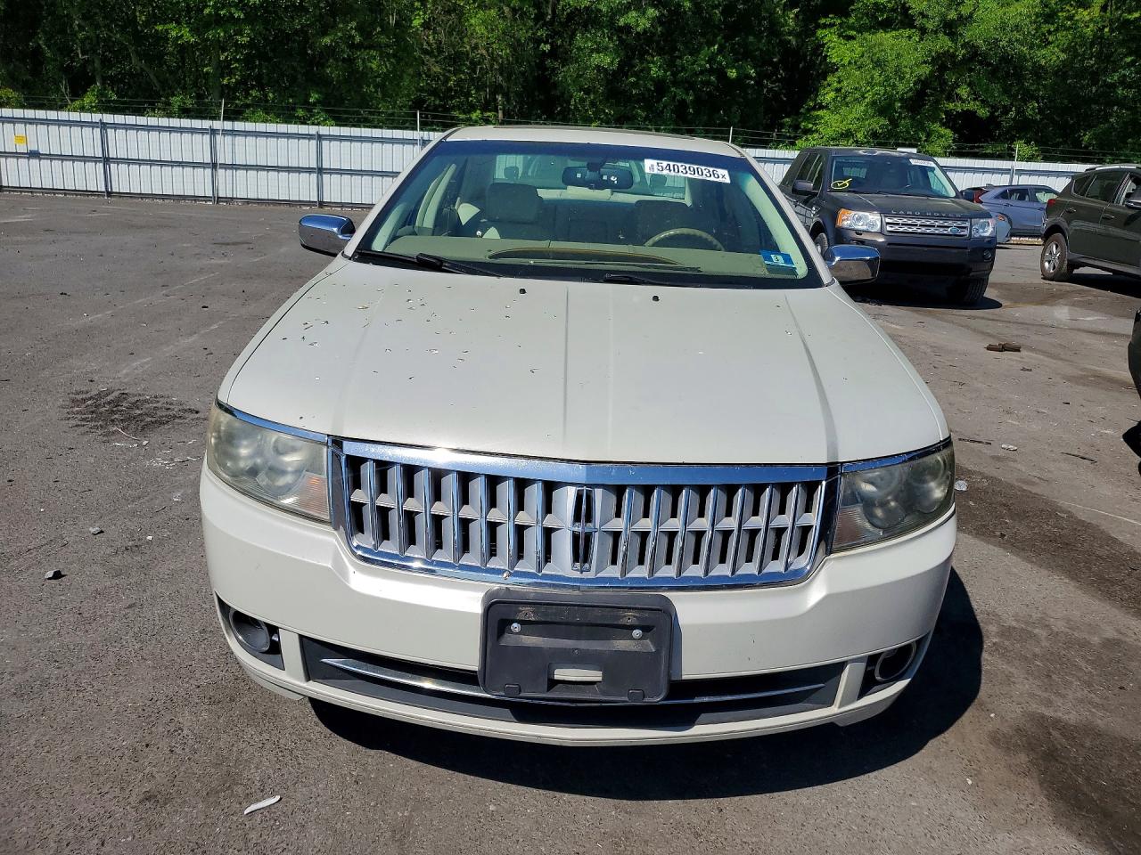 2007 Lincoln Mkz White vin: 3LNHM26T67R666533