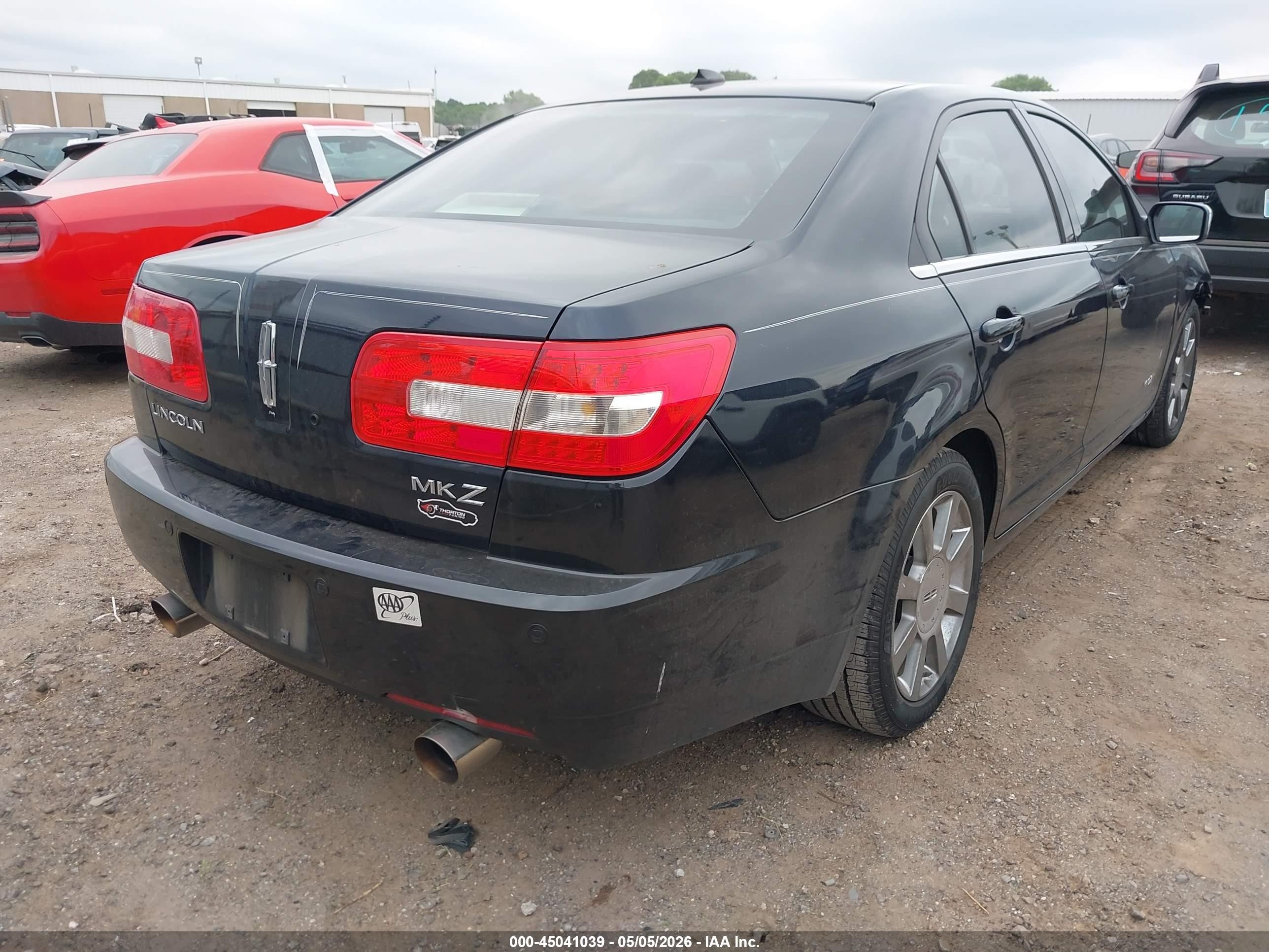2008 Lincoln Mkz   Dark Blue vin: 3LNHM26T68R603921