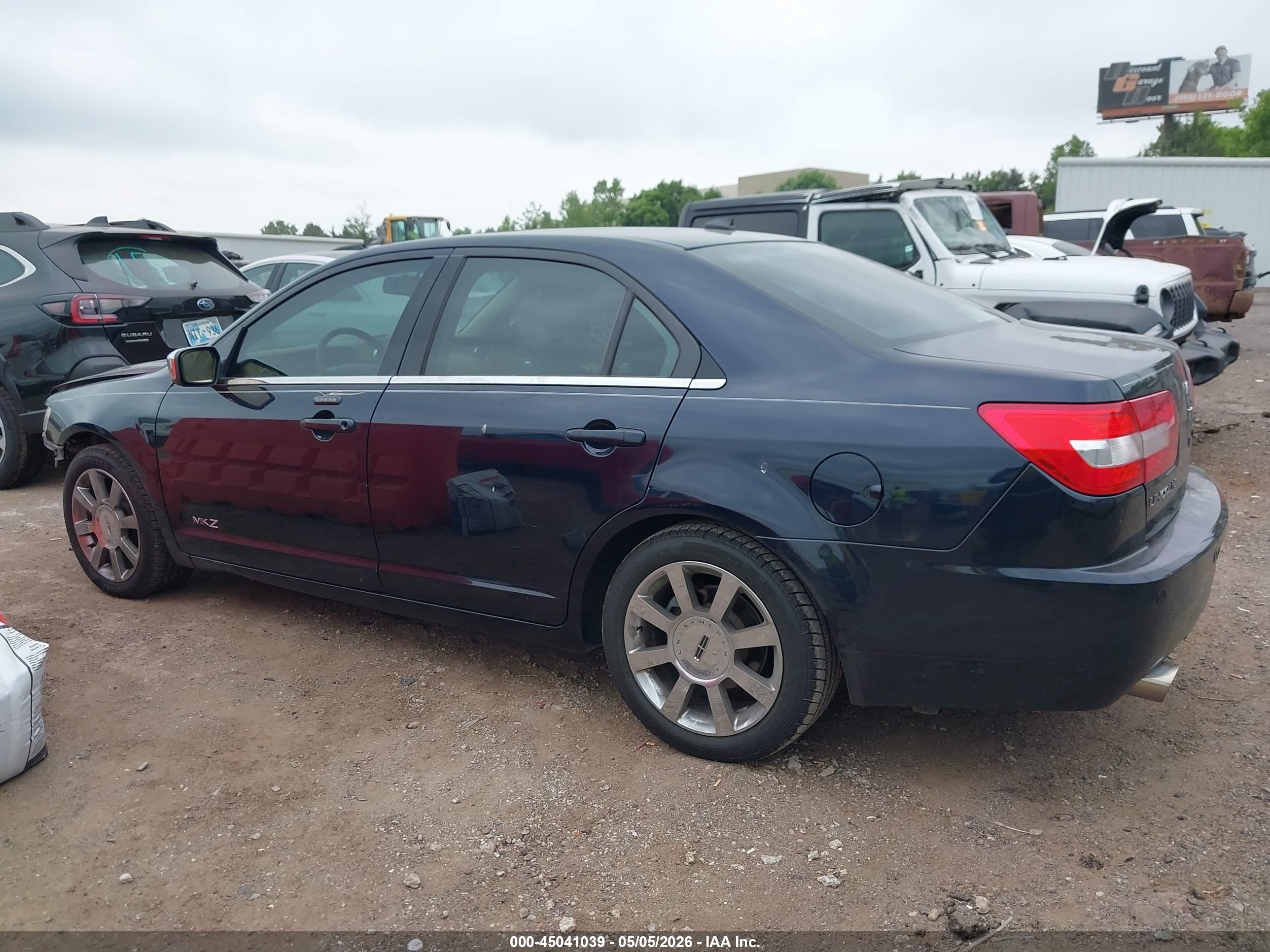 2008 Lincoln Mkz   Dark Blue vin: 3LNHM26T68R603921