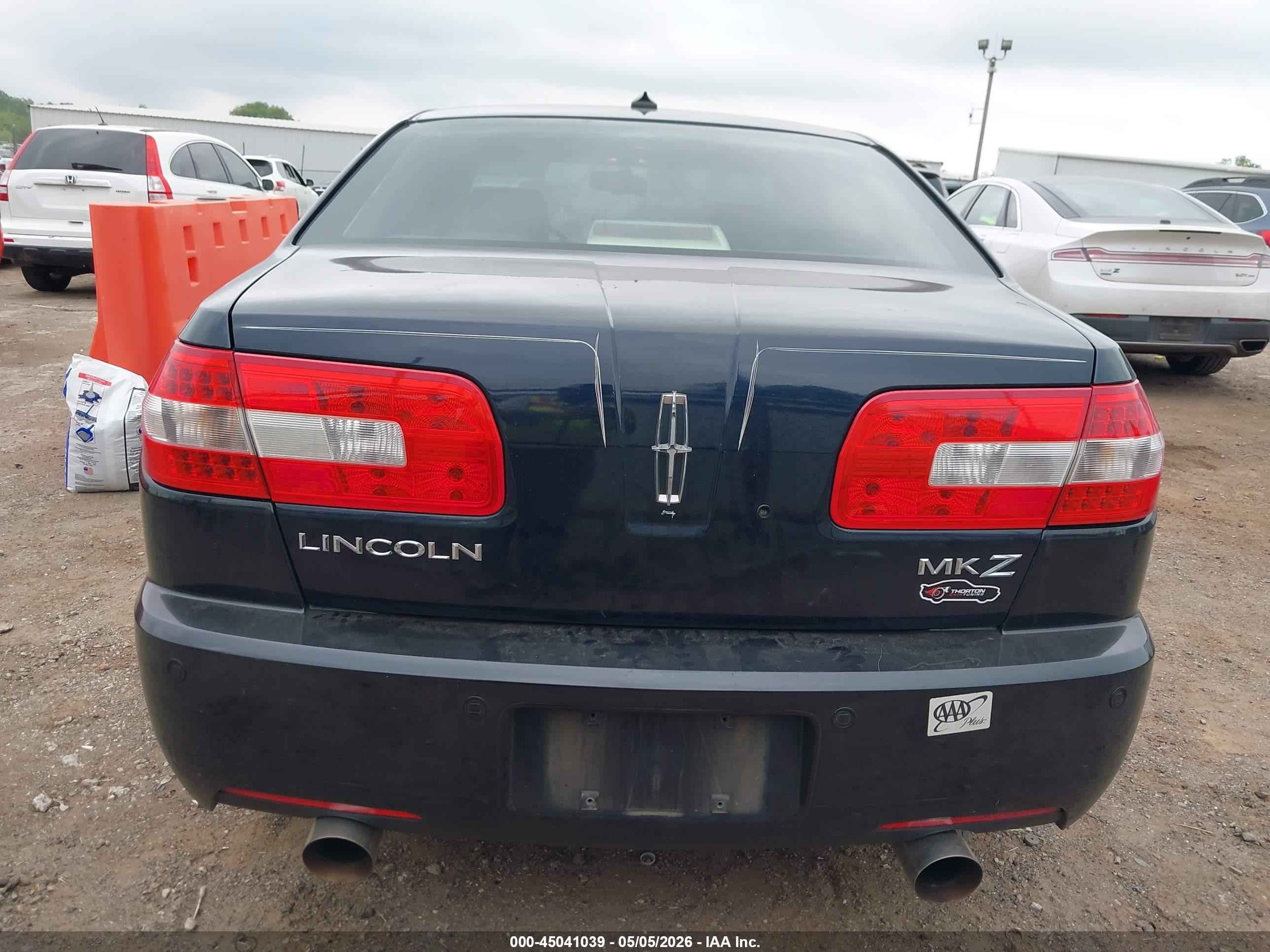 2008 Lincoln Mkz   Dark Blue vin: 3LNHM26T68R603921
