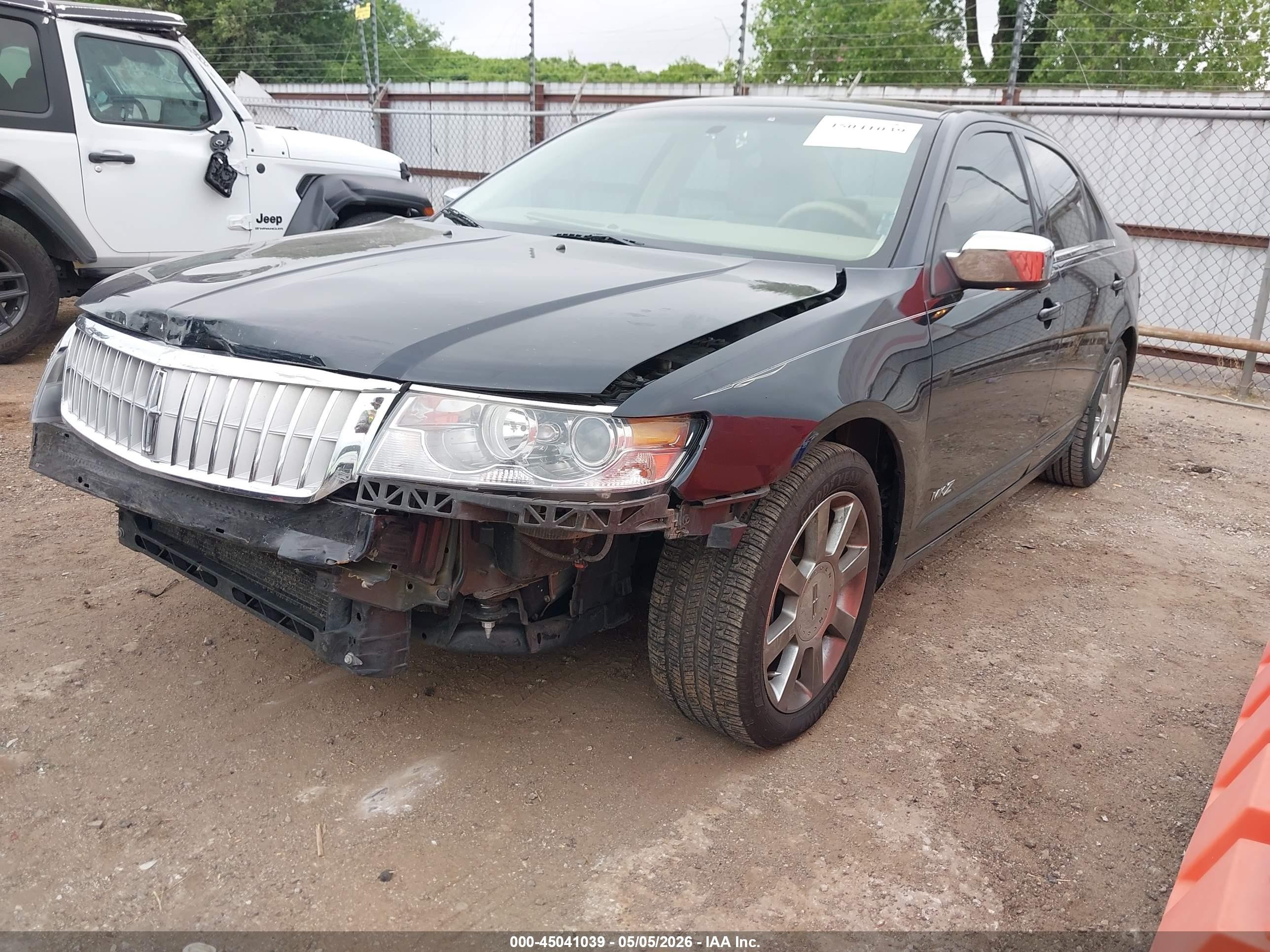 2008 Lincoln Mkz   Dark Blue vin: 3LNHM26T68R603921
