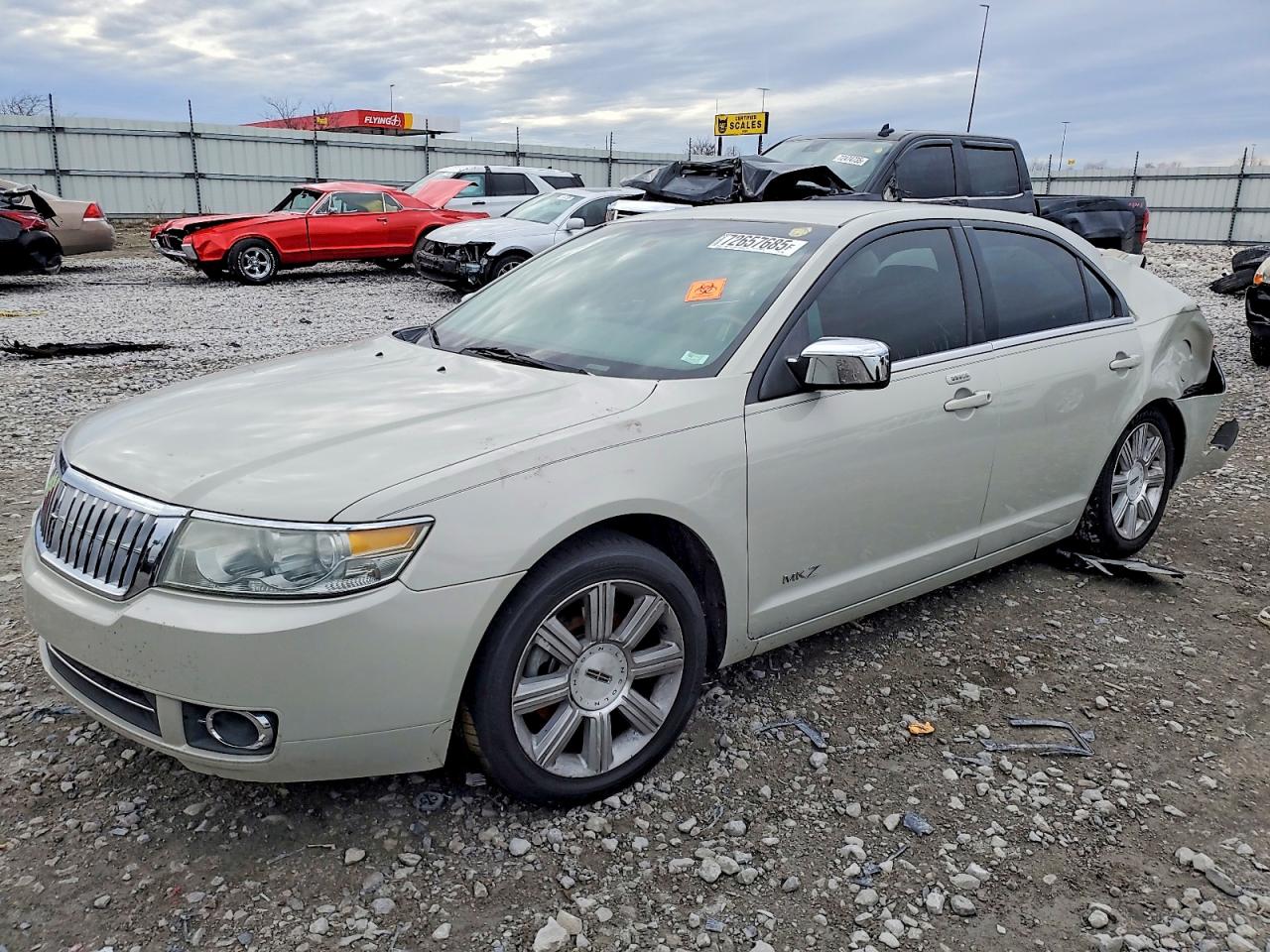 2008 Lincoln Mkz White vin: 3LNHM26T68R652522