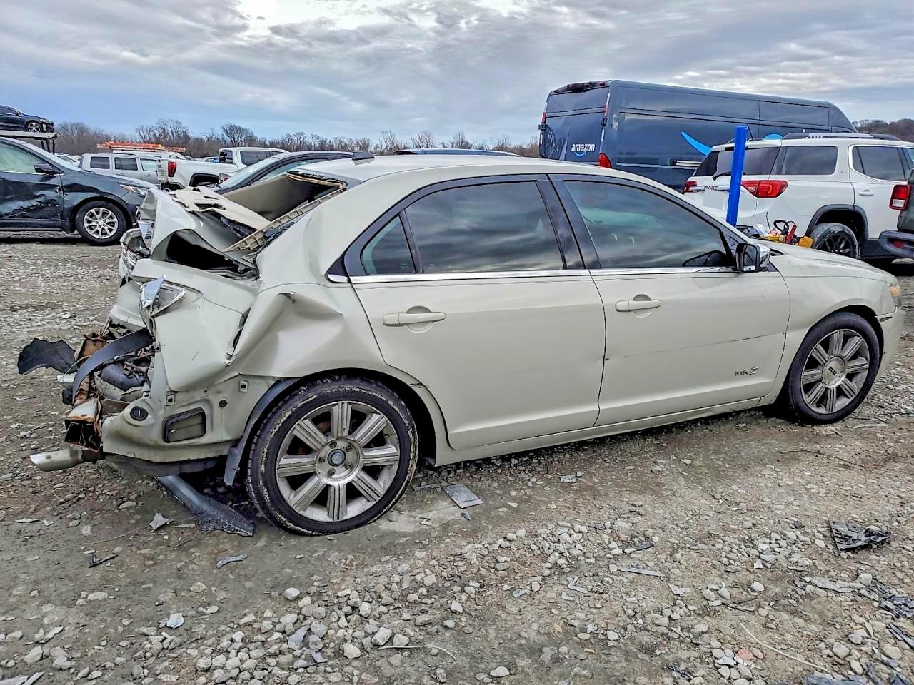 2008 Lincoln Mkz White vin: 3LNHM26T68R652522