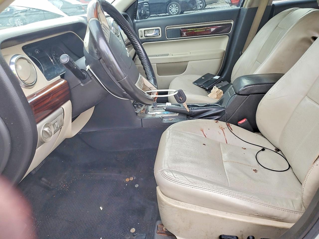 2008 Lincoln Mkz White vin: 3LNHM26T68R652522
