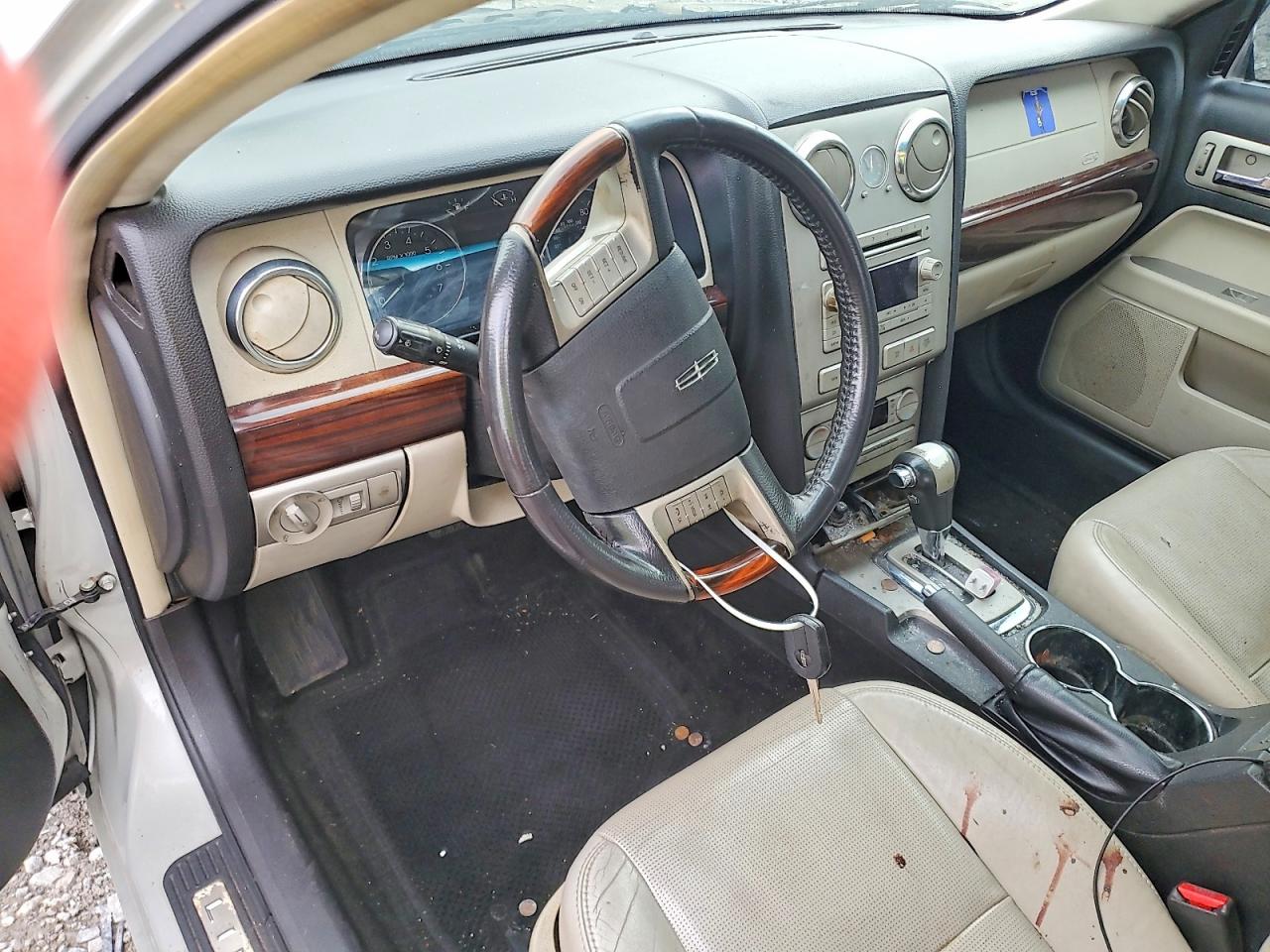 2008 Lincoln Mkz White vin: 3LNHM26T68R652522