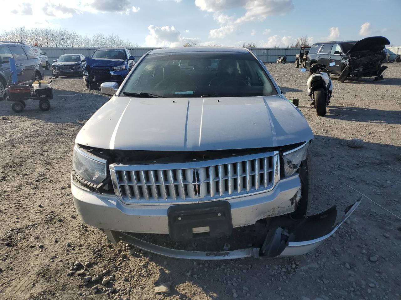 2009 Lincoln Mkz Silver vin: 3LNHM26T69R613141