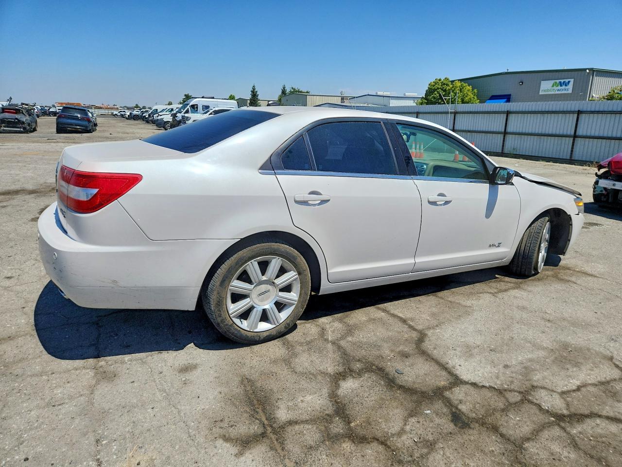 2009 Lincoln Mkz White vin: 3LNHM26T69R616685