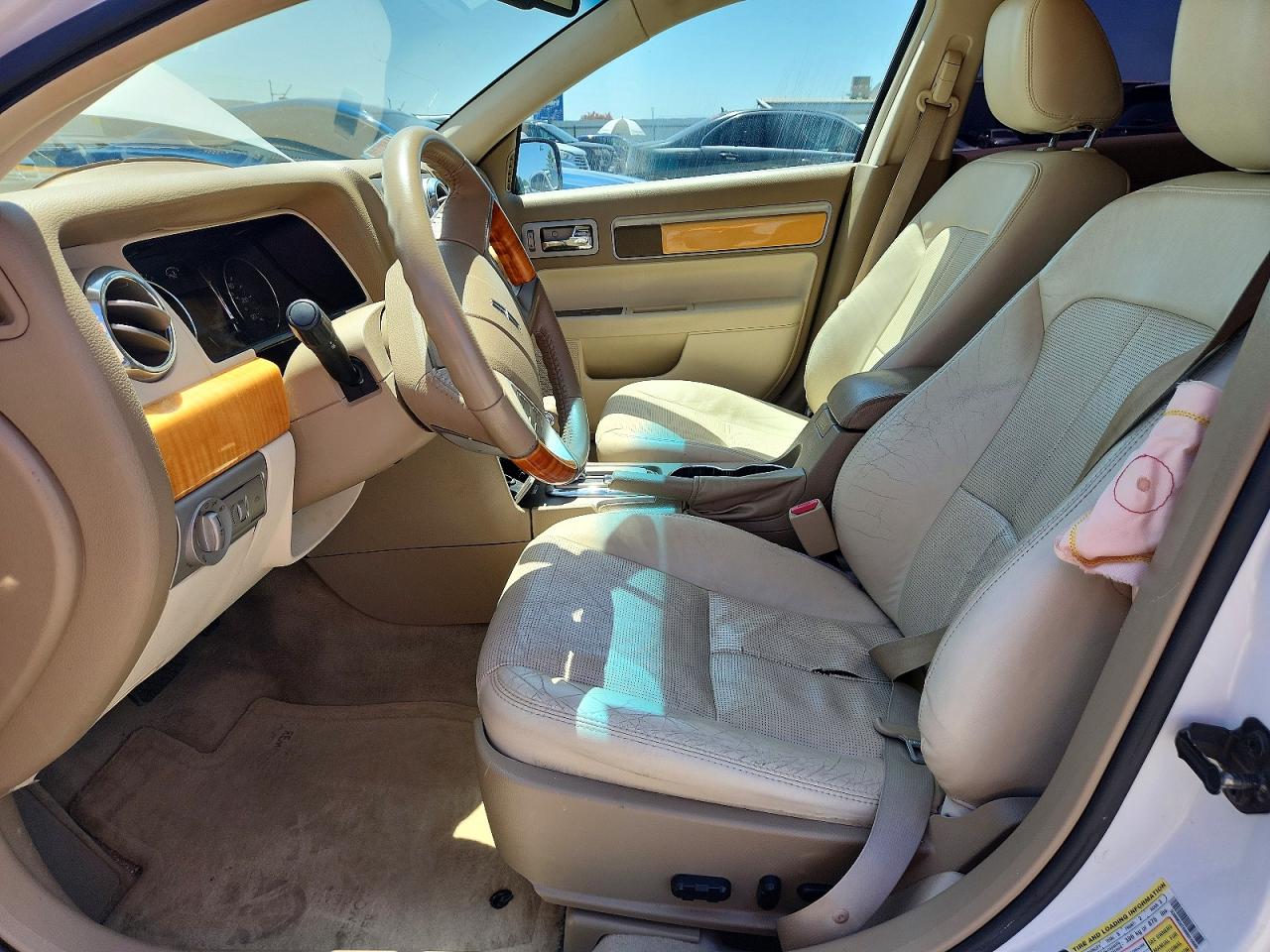 2009 Lincoln Mkz White vin: 3LNHM26T69R616685