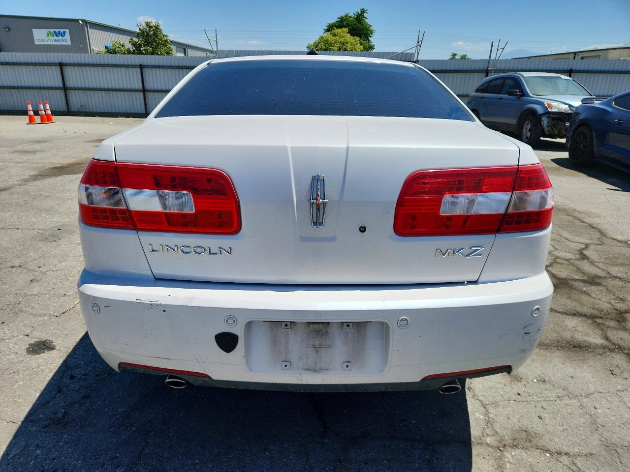 2009 Lincoln Mkz White vin: 3LNHM26T69R616685