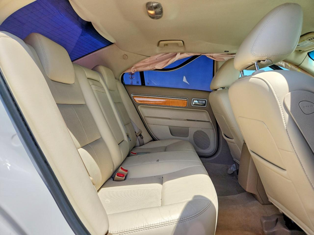 2009 Lincoln Mkz White vin: 3LNHM26T69R616685