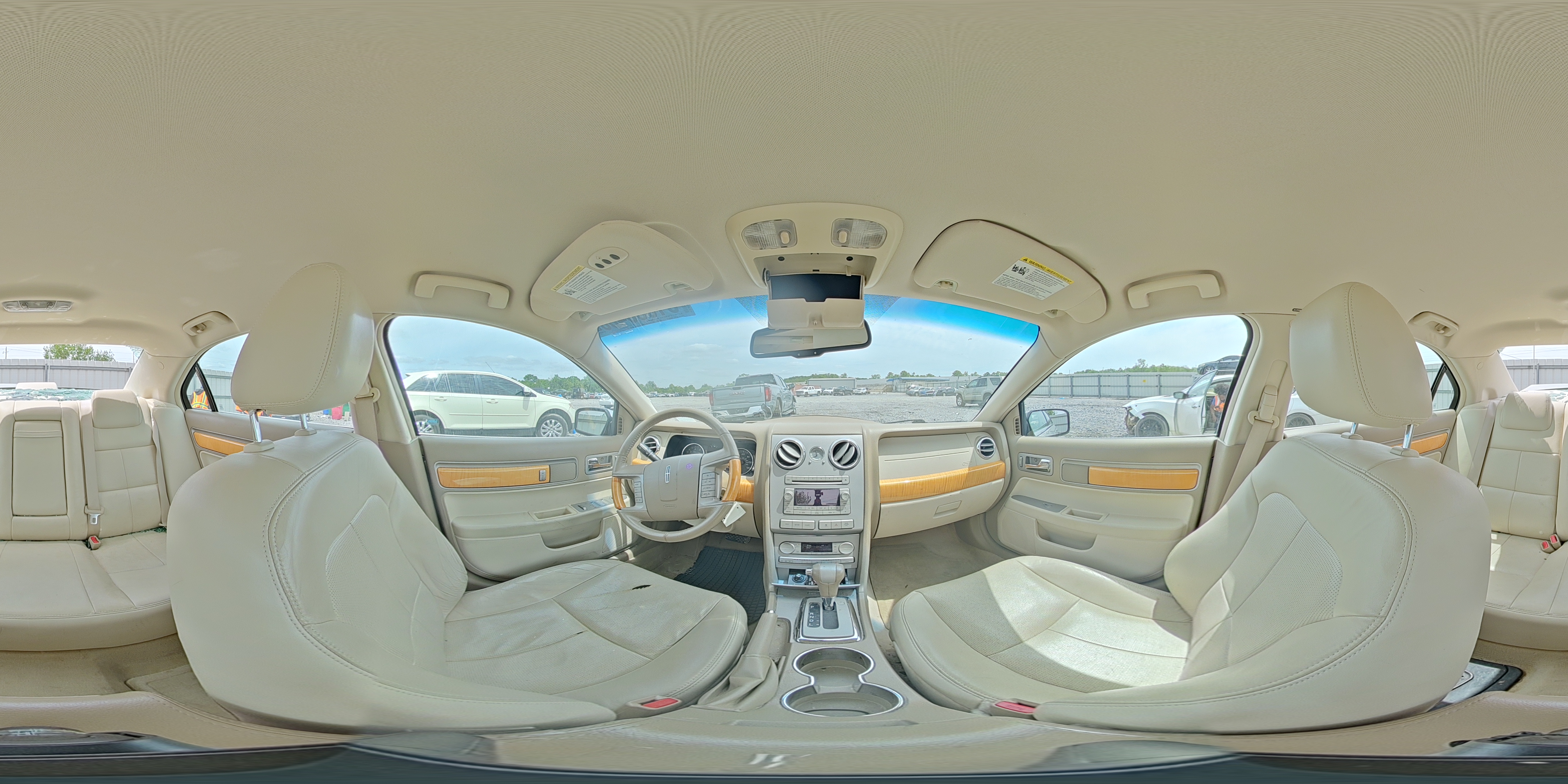 2009 Lincoln Mkz Cream vin: 3LNHM26T69R630232