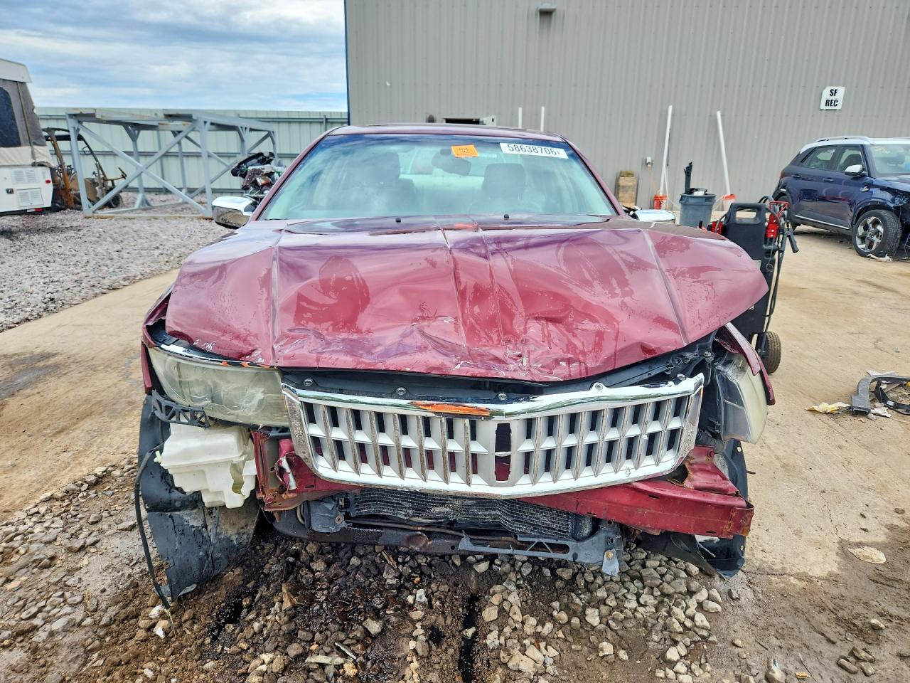 2007 Lincoln Mkz Maroon vin: 3LNHM26T77R633203
