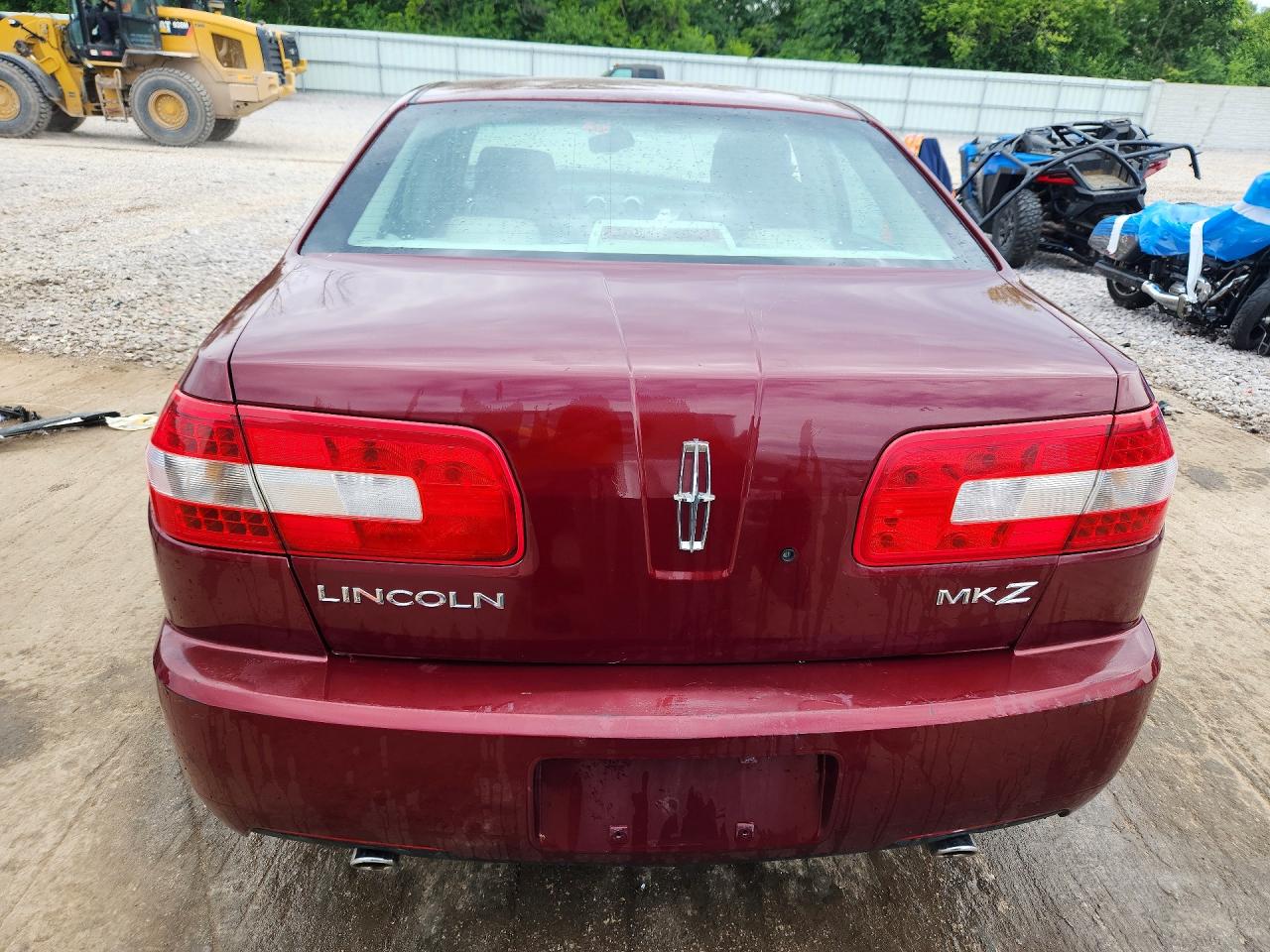 2007 Lincoln Mkz Maroon vin: 3LNHM26T77R633203