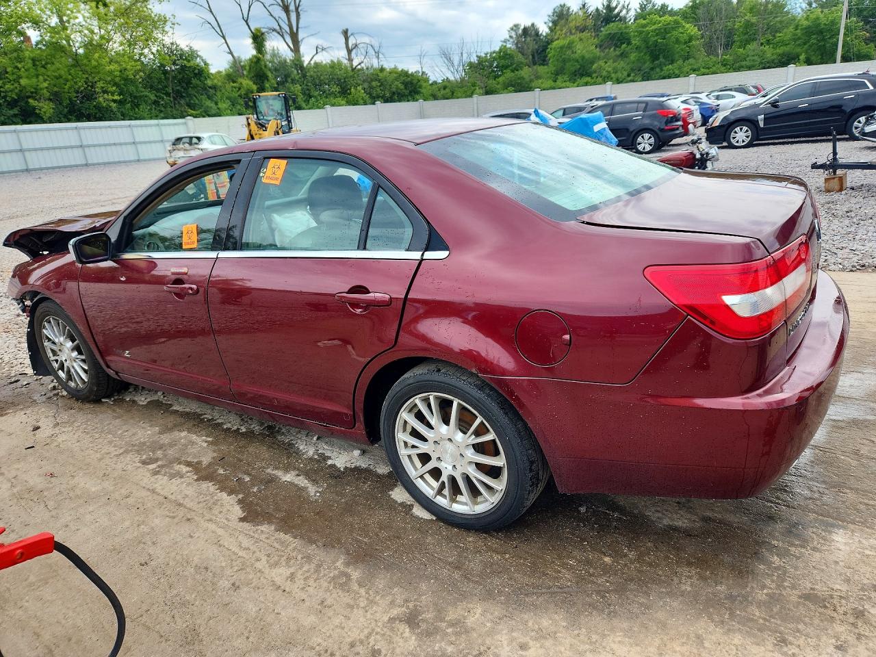 2007 Lincoln Mkz Maroon vin: 3LNHM26T77R633203