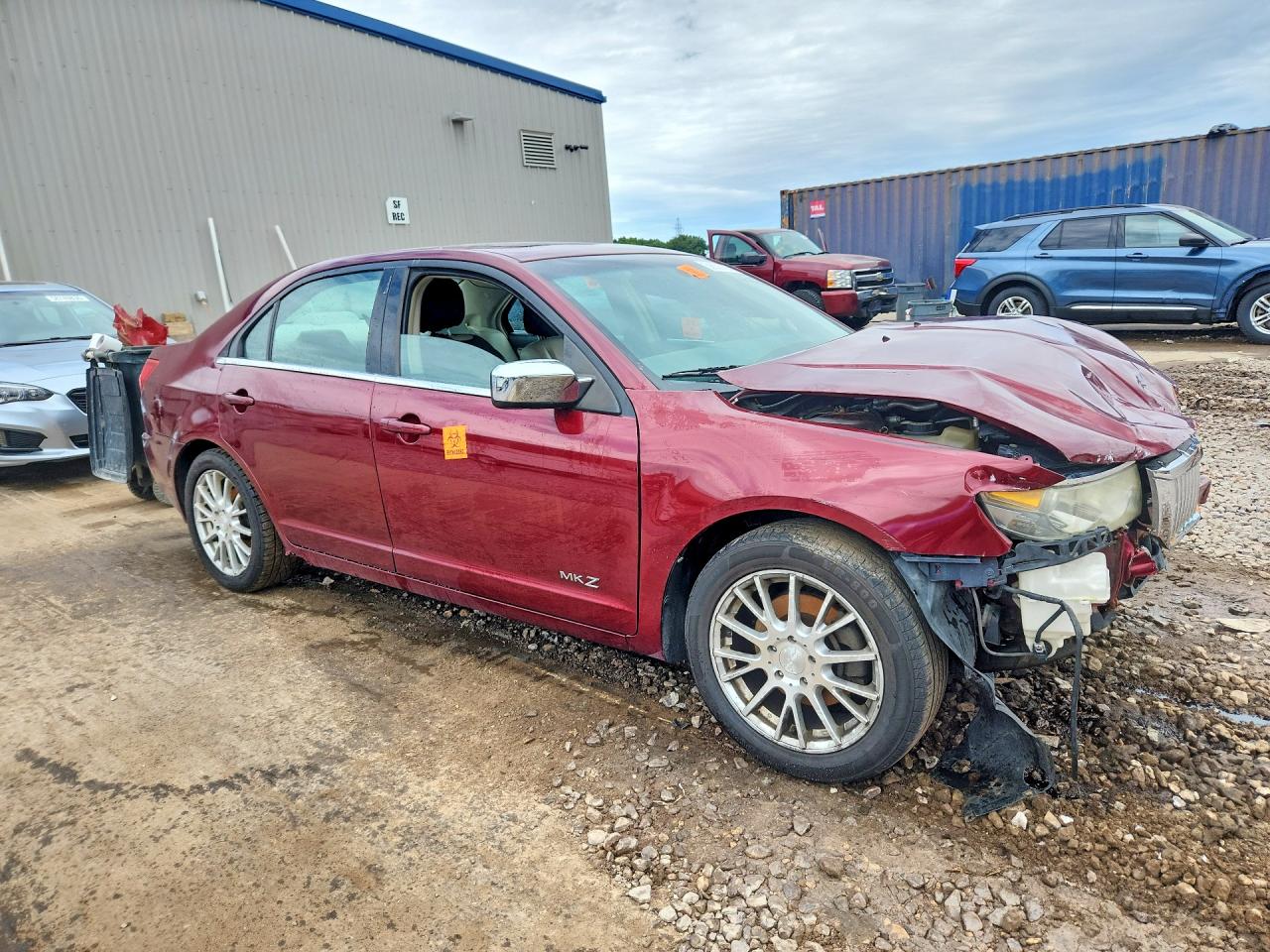 2007 Lincoln Mkz Maroon vin: 3LNHM26T77R633203