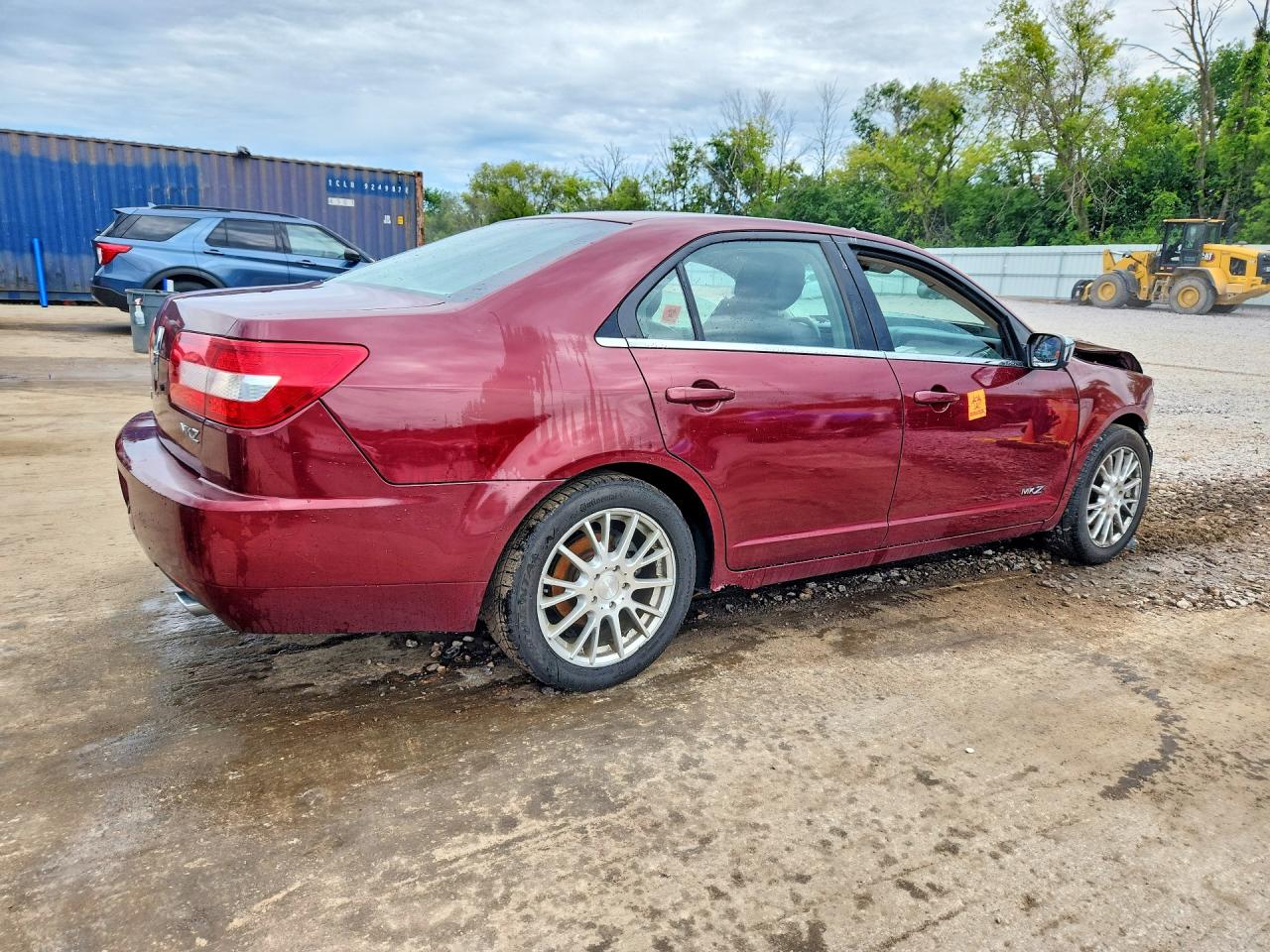 2007 Lincoln Mkz Maroon vin: 3LNHM26T77R633203