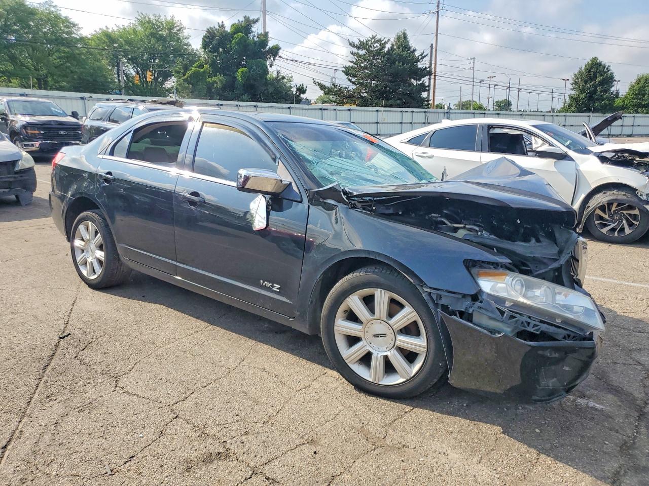 2007 Lincoln Mkz Black vin: 3LNHM26T77R641429