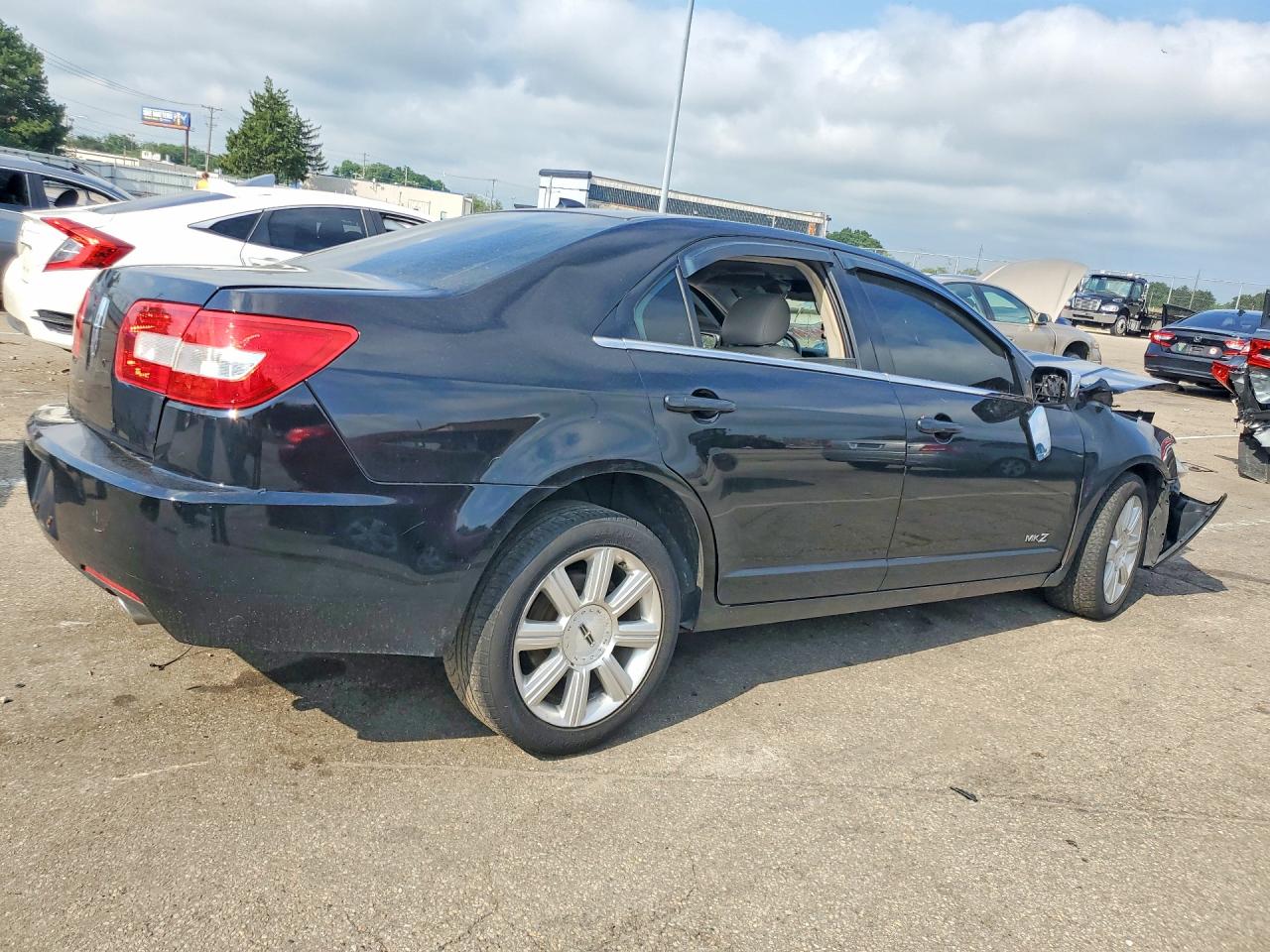2007 Lincoln Mkz Black vin: 3LNHM26T77R641429